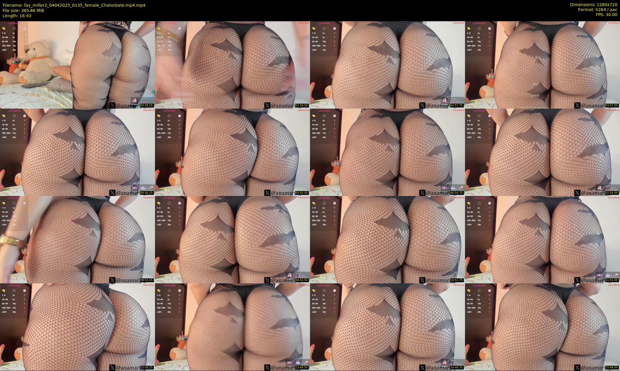 fay_miller2 — 17 minute Chaturbate female cam show recording, 720p, Apr 4, 2025