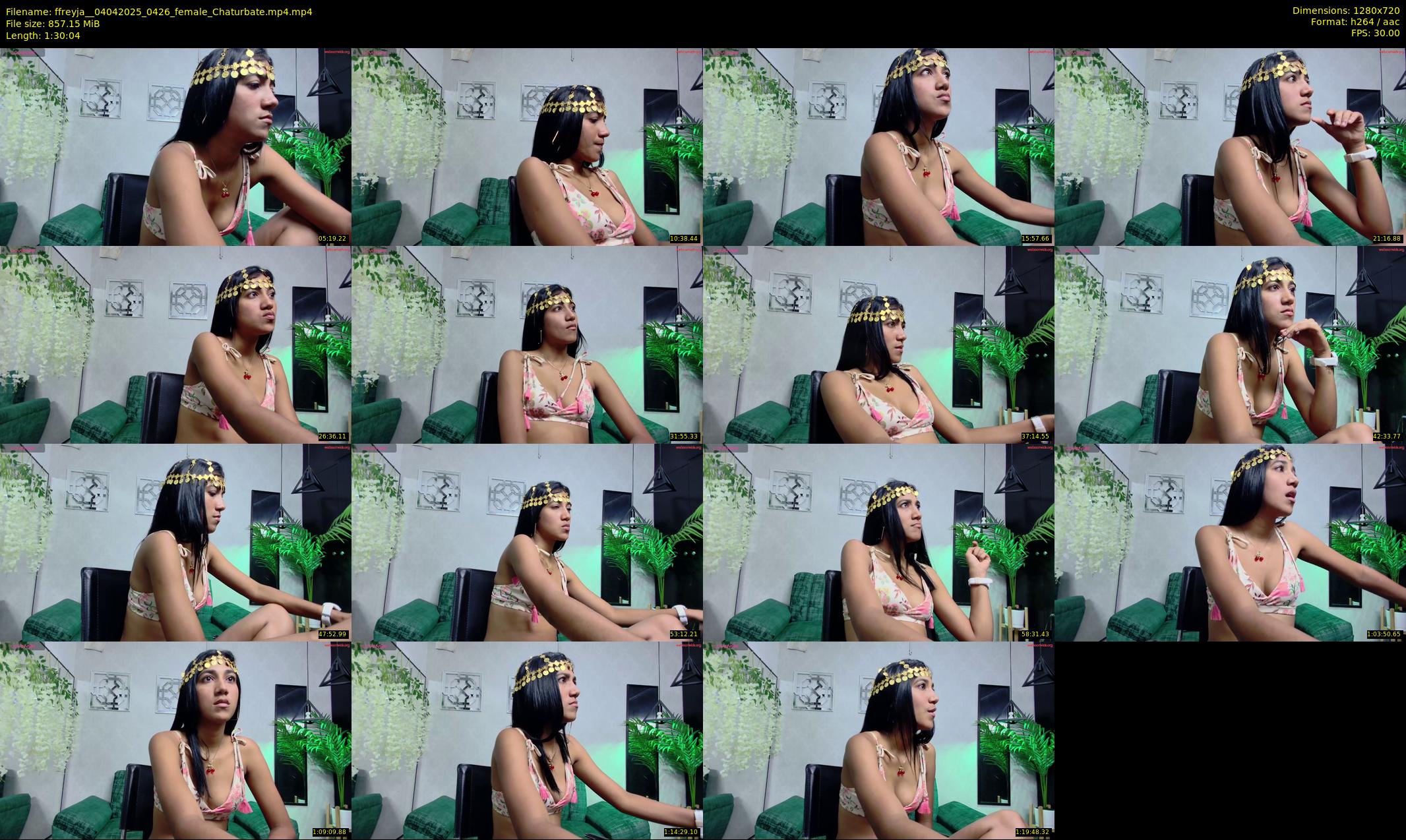ffreyja_ — 91 minute Chaturbate female cam show recording, 720p, Apr 4, 2025