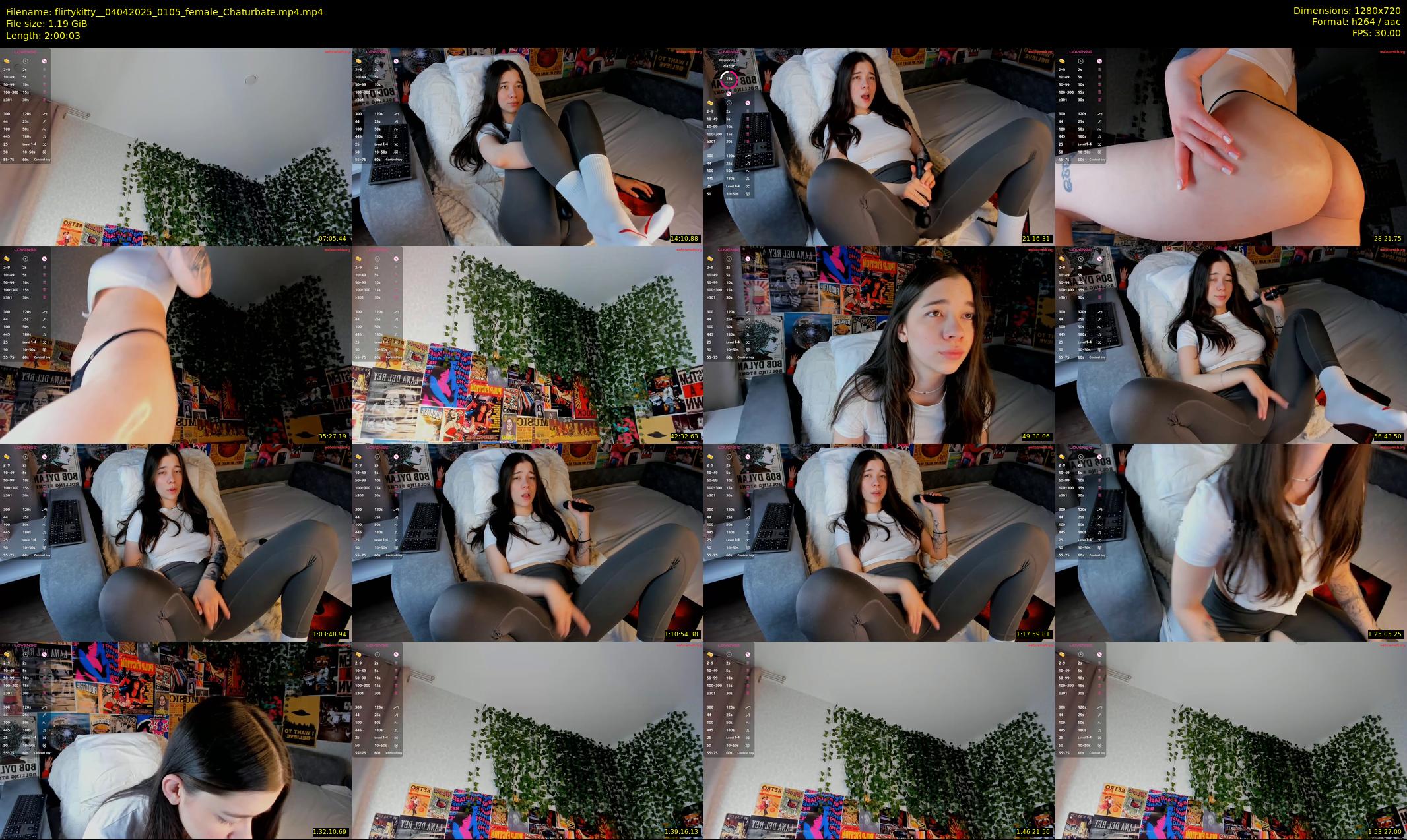 flirtykitty_ — 121 minute Chaturbate female cam show recording, 720p, Apr 4, 2025