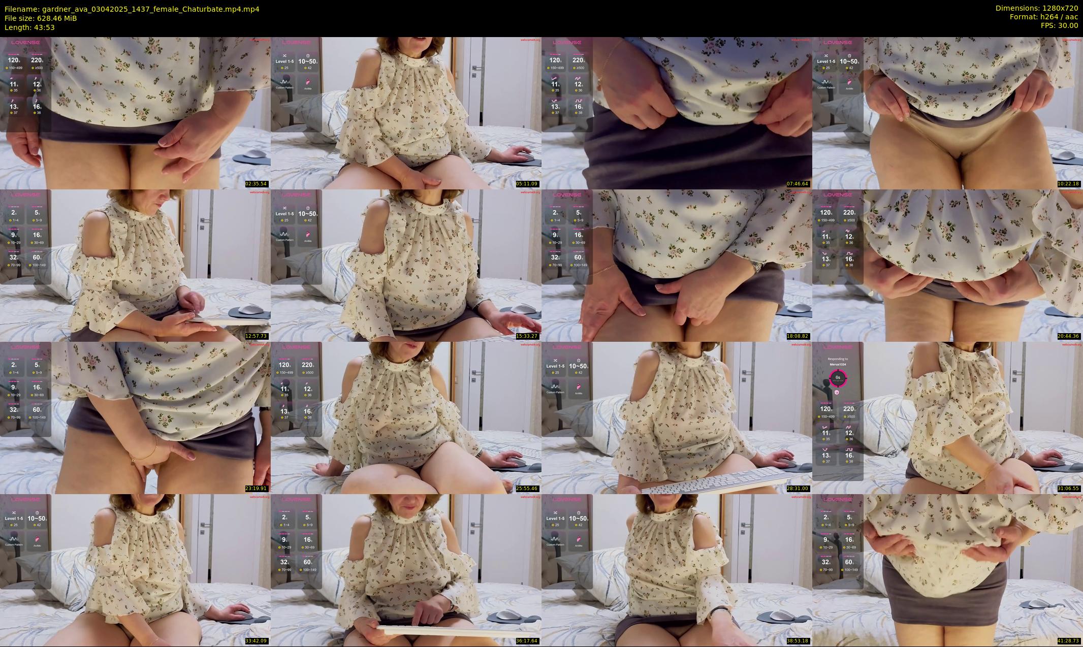 gardner_ava — 44 minute Chaturbate female cam show recording, 720p, Apr 3, 2025