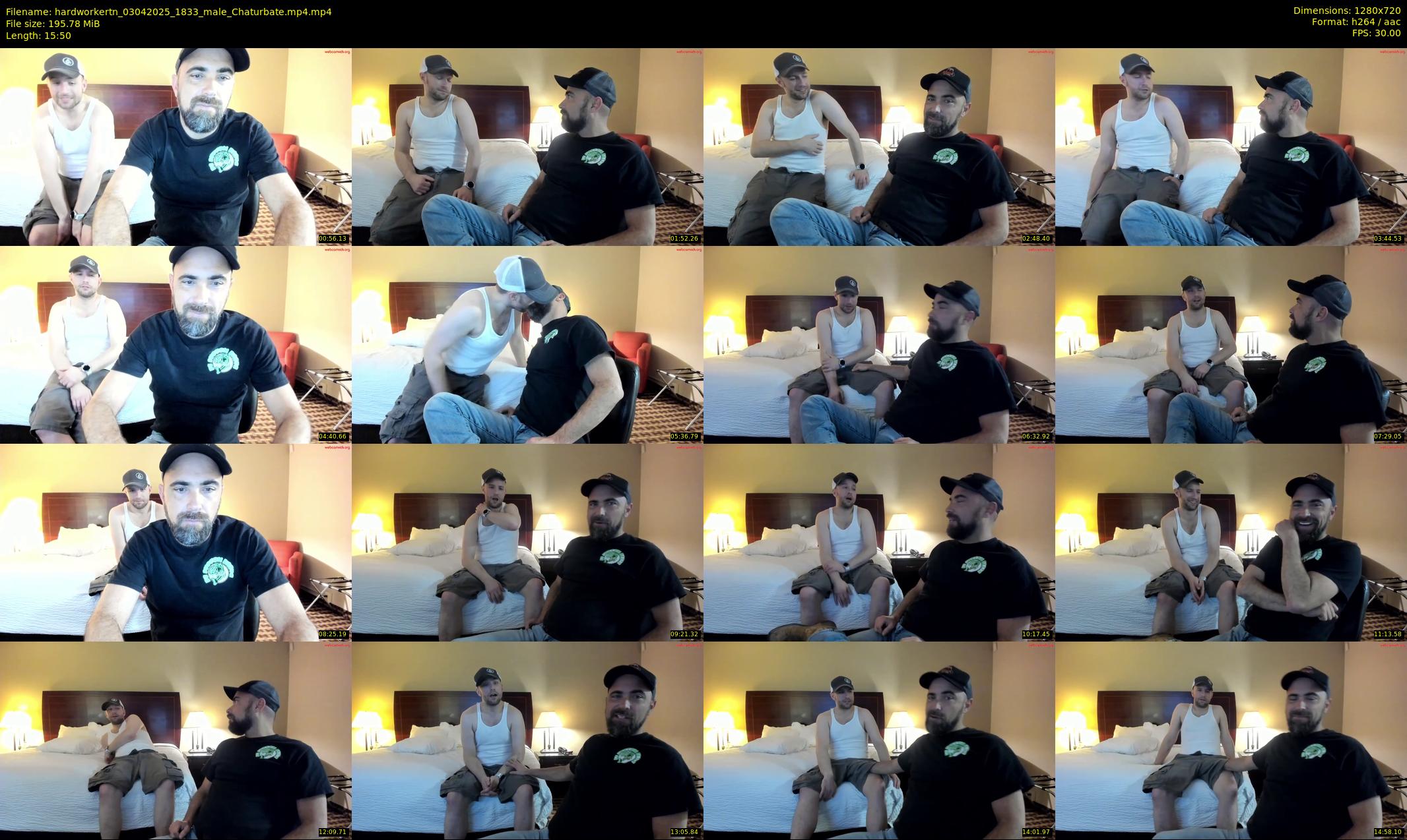 hardworkertn — 16 minute Chaturbate male cam show recording, 720p, Apr 3, 2025