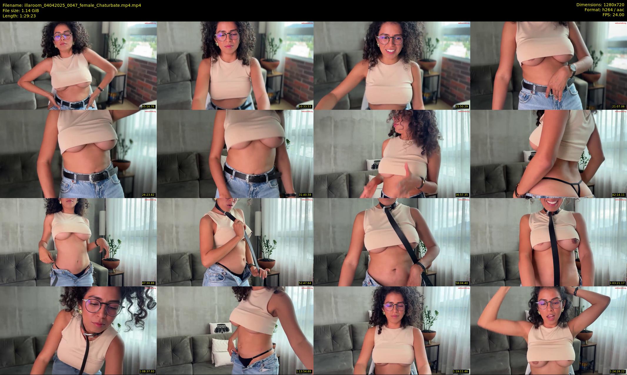 illaroom — 90 minute Chaturbate female cam show recording, 720p, Apr 4, 2025