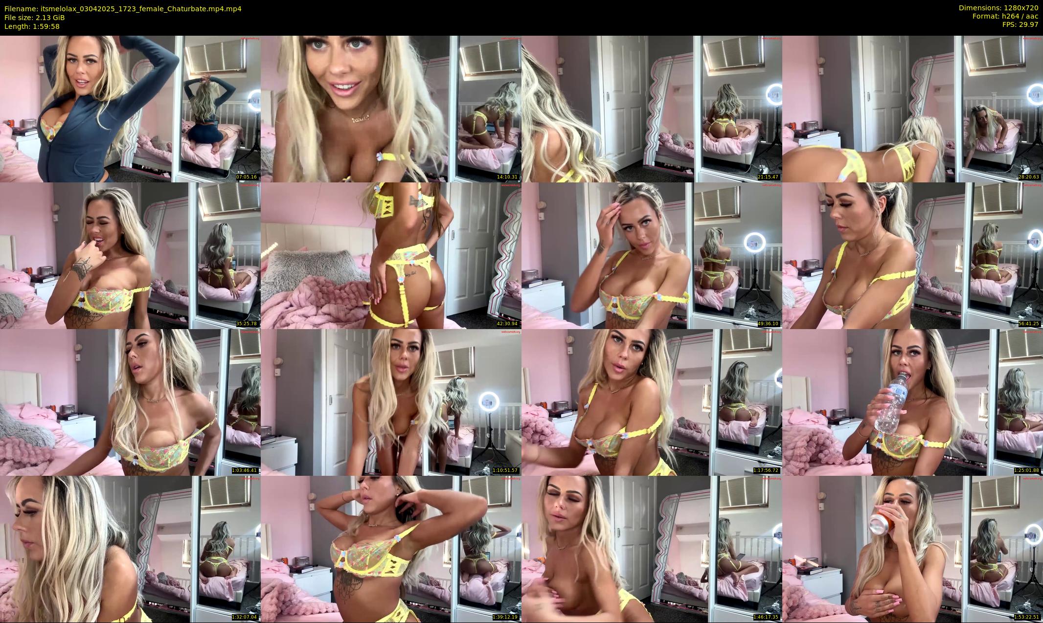 itsmelolax — 120 minute Chaturbate female cam show recording, 720p, Apr 3, 2025