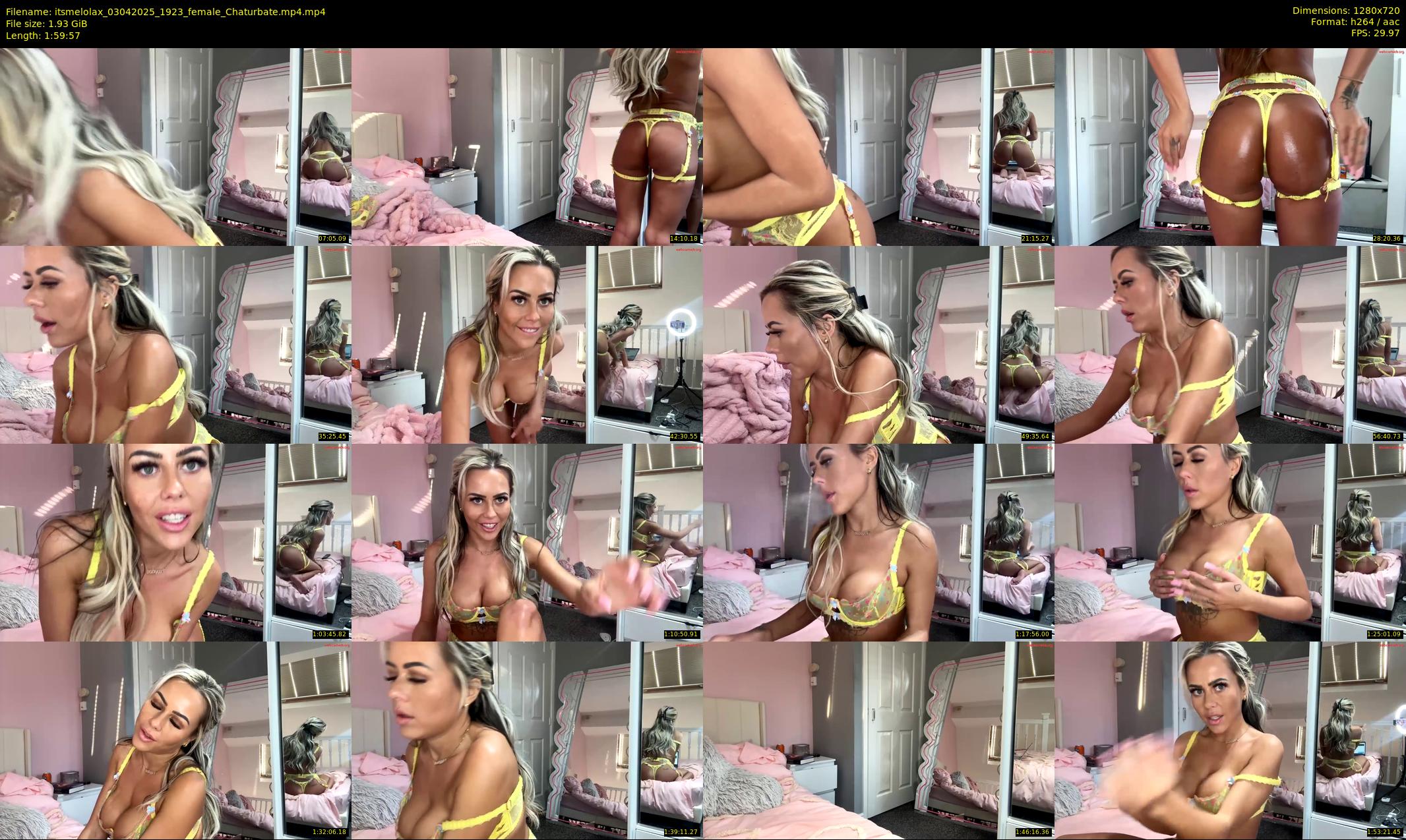 itsmelolax — 120 minute Chaturbate female cam show recording, 720p, Apr 3, 2025