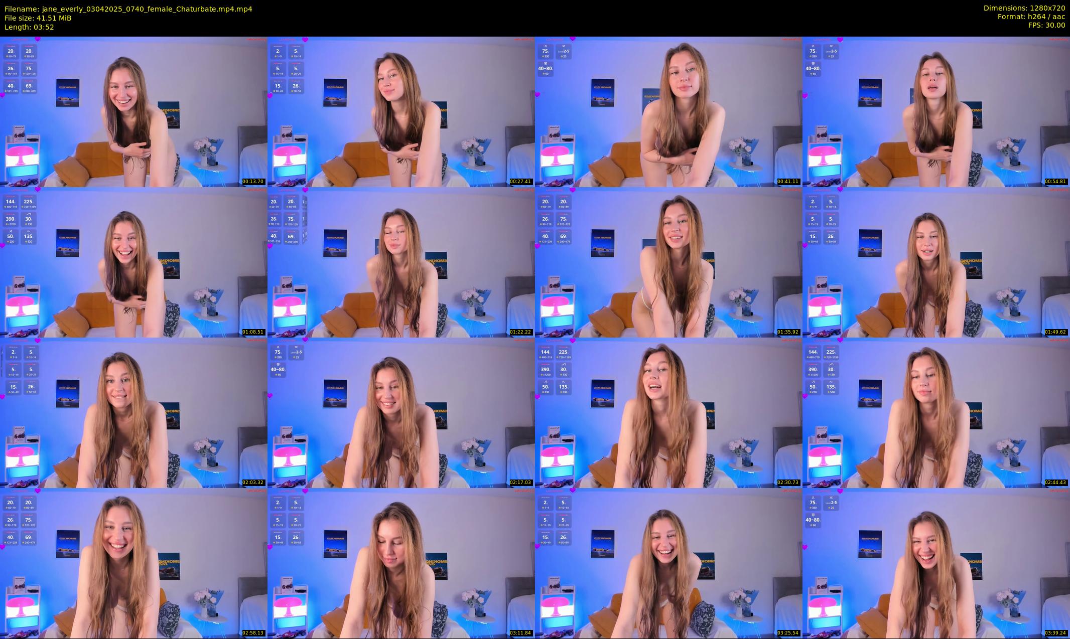 jane_everly — 4 minute Chaturbate female cam show recording, 720p, Apr 3, 2025
