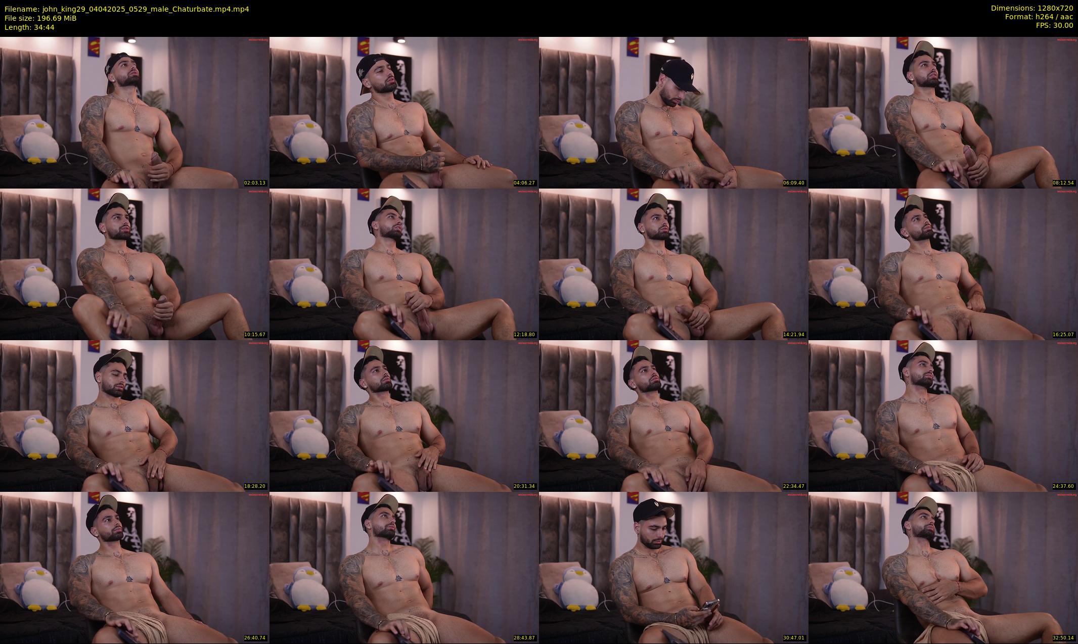 john_king29 — 35 minute Chaturbate male cam show recording, 720p, Apr 4, 2025