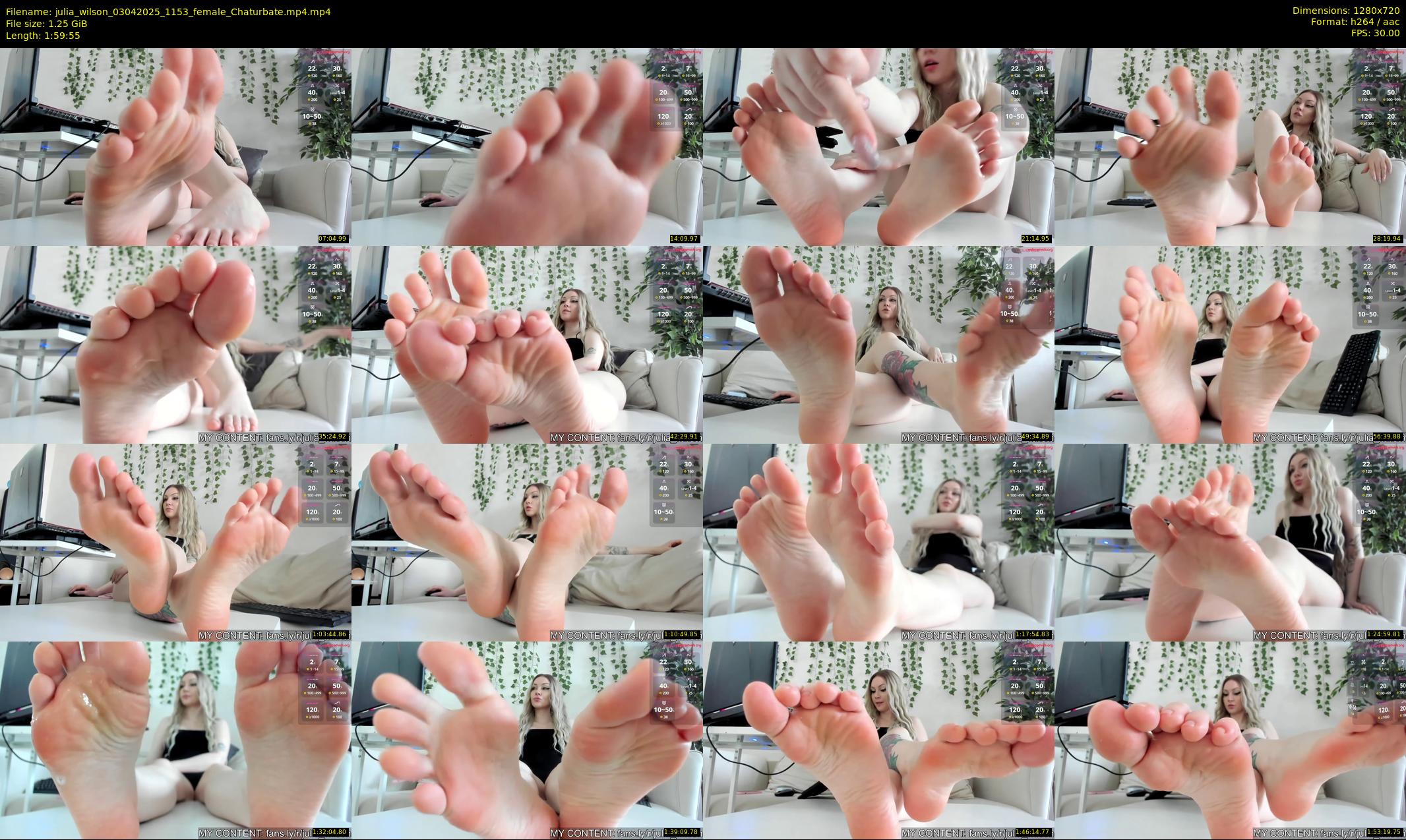julia_wilson — 120 minute Chaturbate female cam show recording, 720p, Apr 3, 2025
