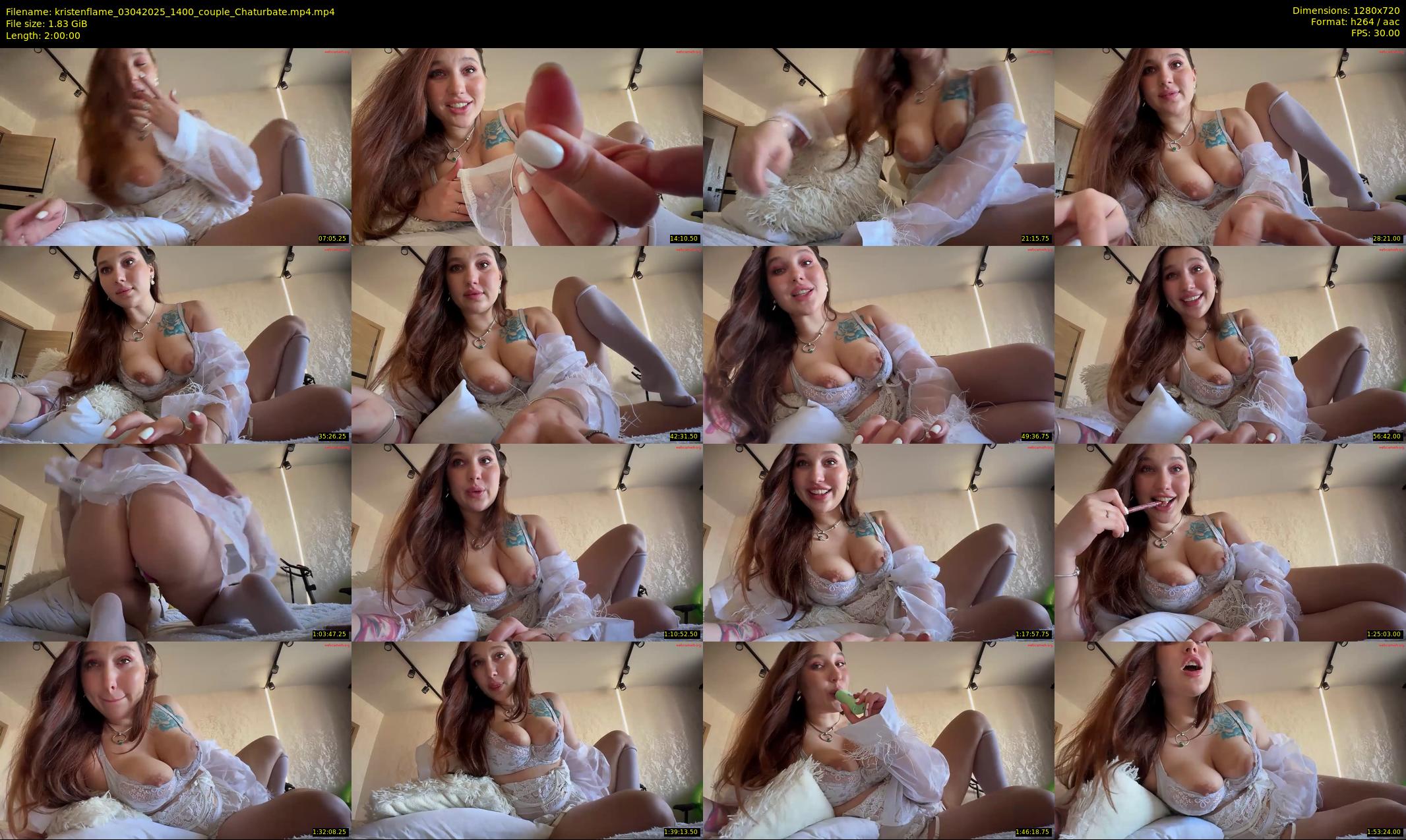 kristenflame — 120 minute Chaturbate couple cam show recording, 720p, Apr 3, 2025