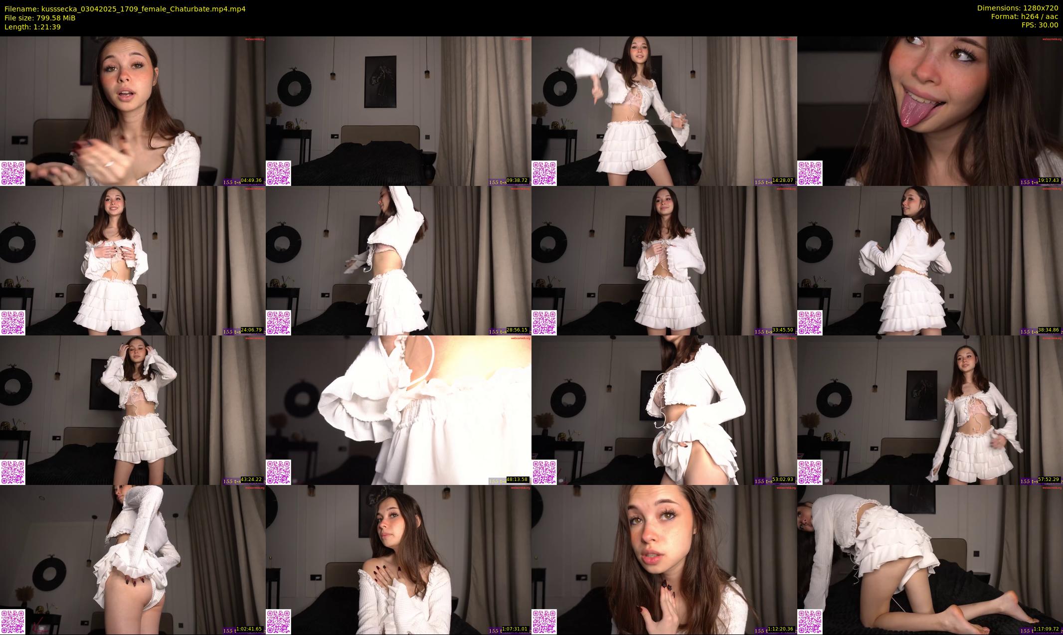 kusssecka — 82 minute Chaturbate female cam show recording, 720p, Apr 3, 2025