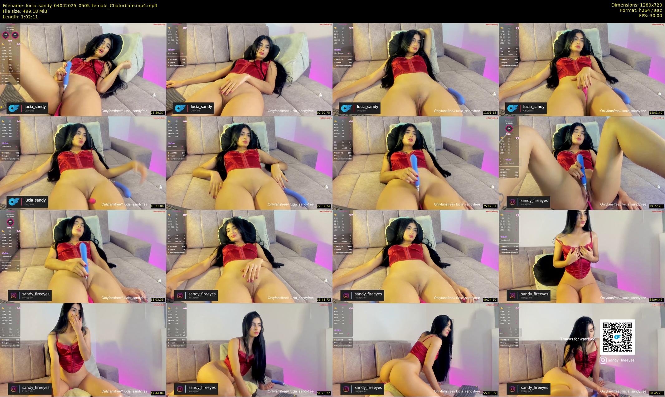 lucia_sandy — 63 minute Chaturbate female cam show recording, 720p, Apr 4, 2025