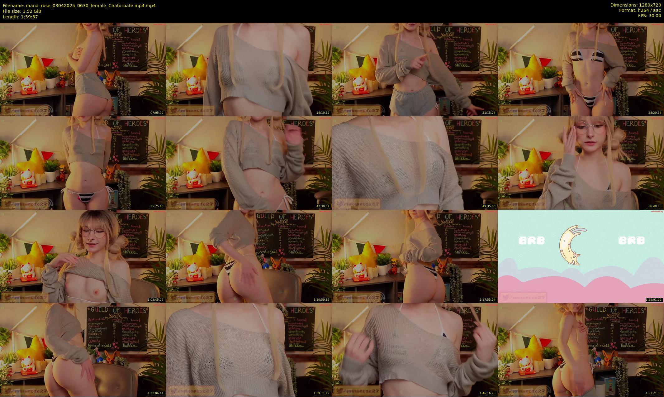 mana_rose — 120 minute Chaturbate female cam show recording, 720p, Apr 3, 2025