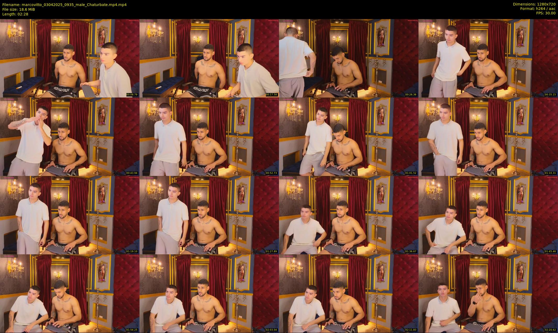 marcovitto — 3 minute Chaturbate couple cam show recording, 720p, Apr 3, 2025
