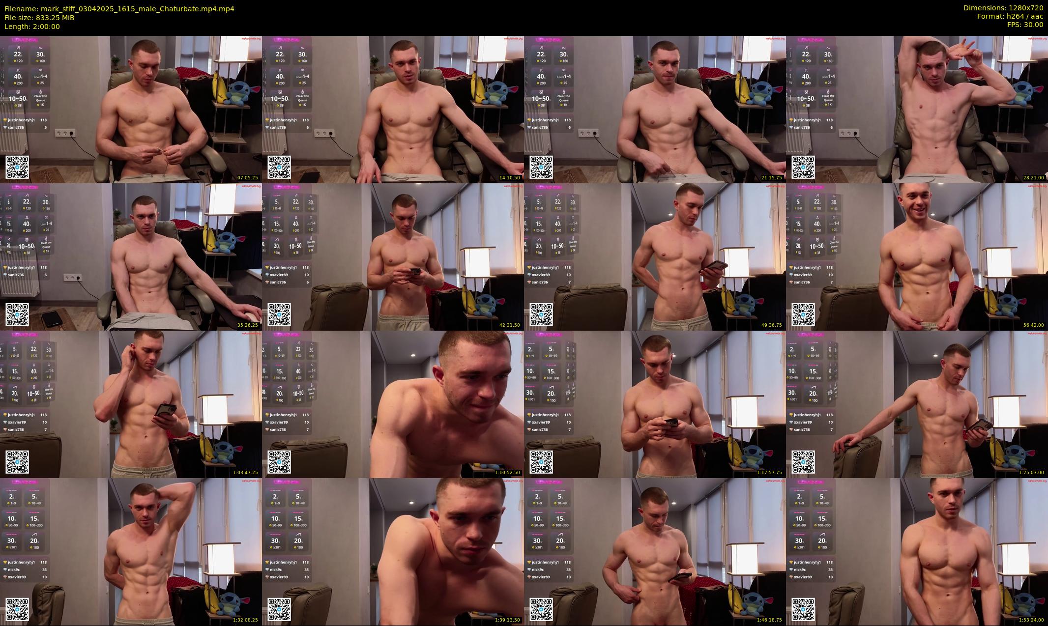 mark_stiff — 120 minute Chaturbate male cam show recording, 720p, Apr 3, 2025