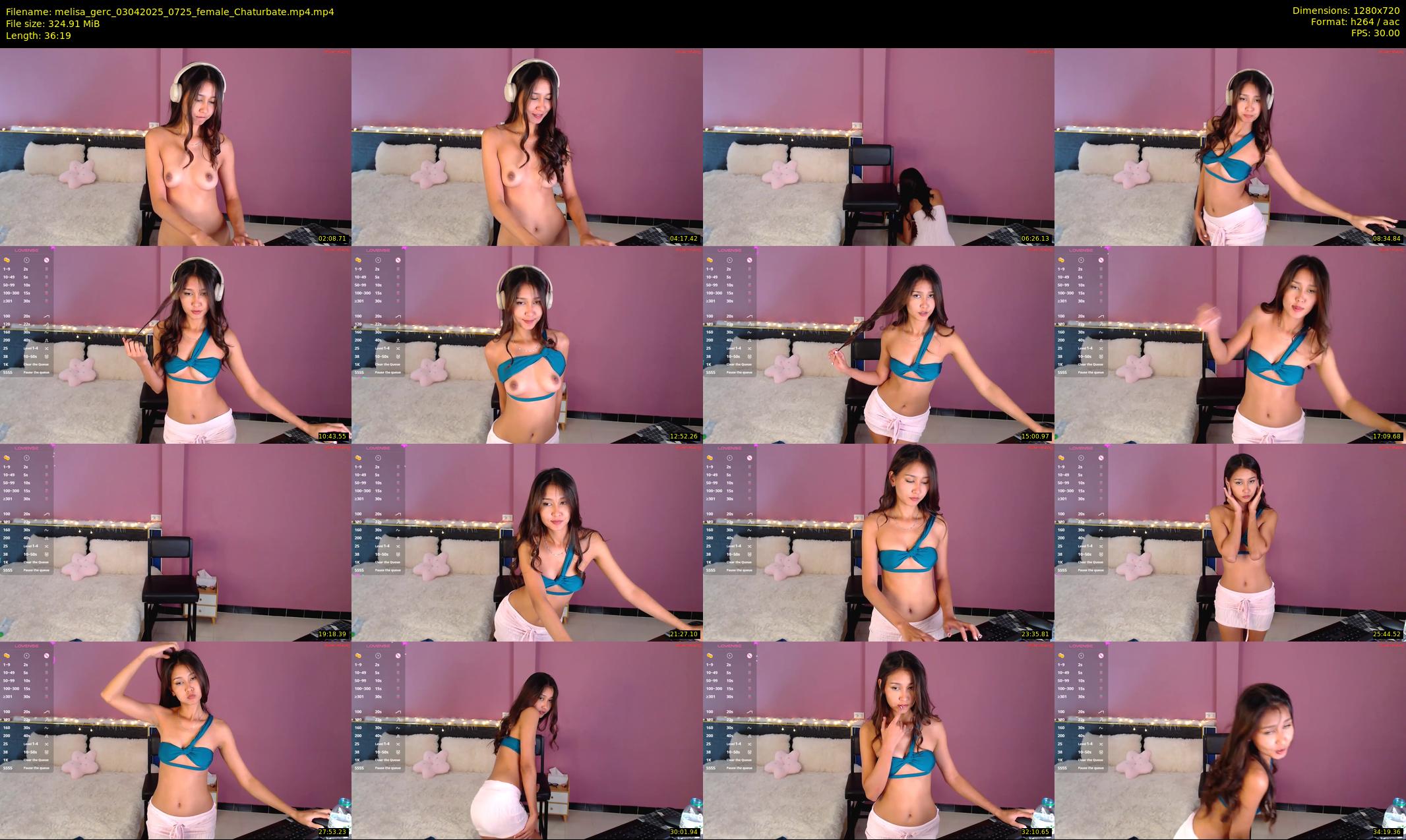 melisa_gerc — 37 minute Chaturbate female cam show recording, 720p, Apr 3, 2025
