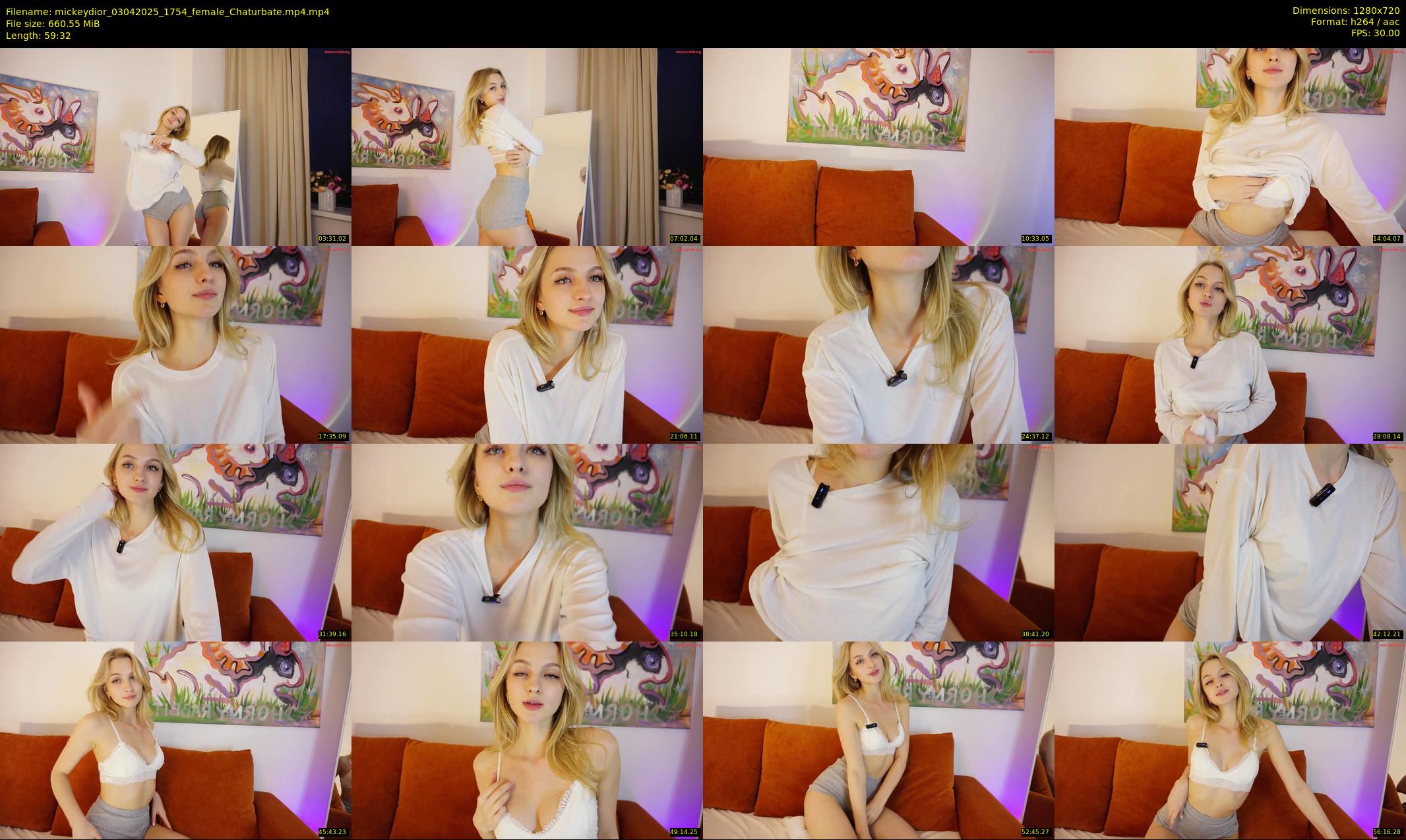 mickeydior — 60 minute Chaturbate female cam show recording, 720p, Apr 3, 2025