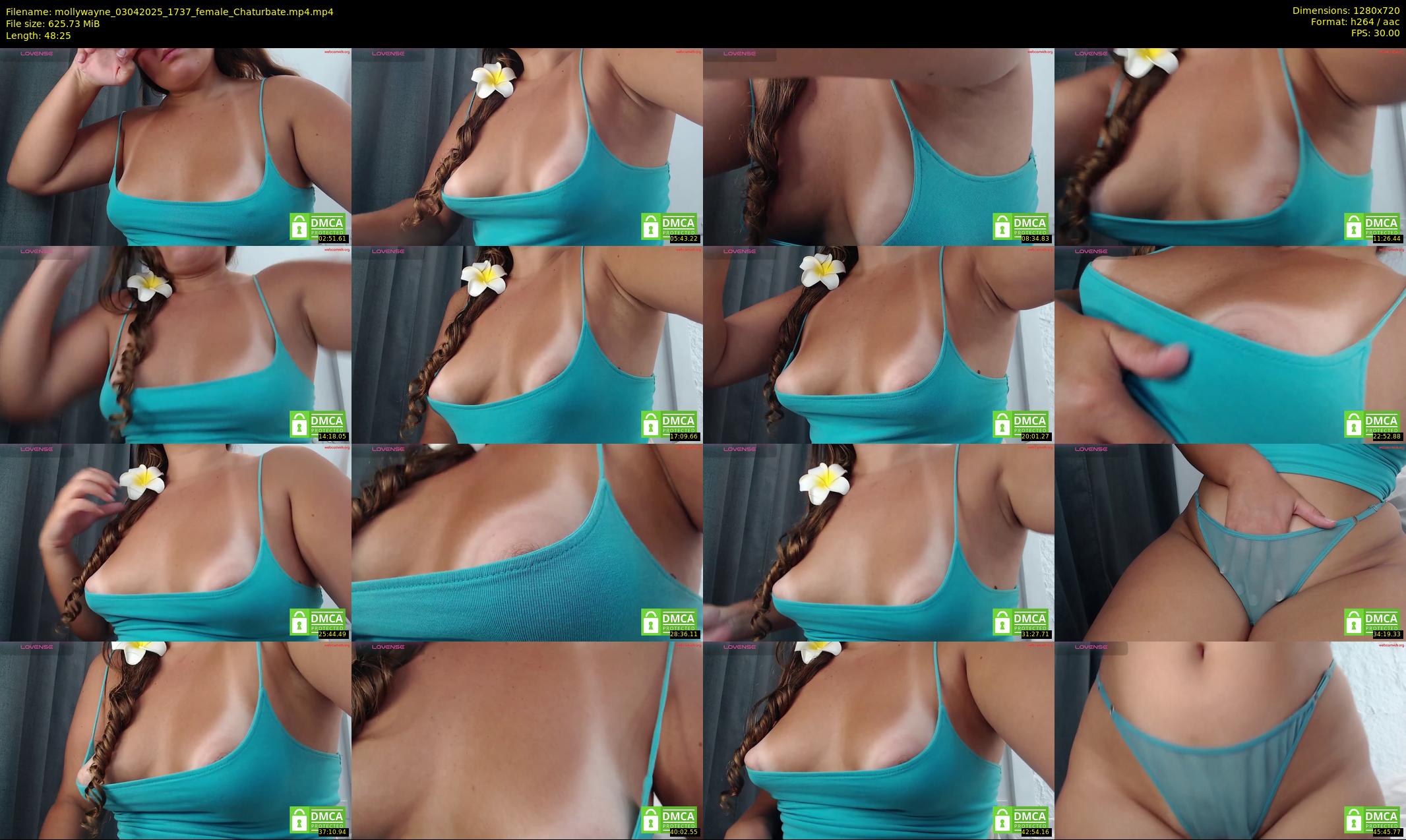 mollywayne — 49 minute Chaturbate female cam show recording, 720p, Apr 3, 2025
