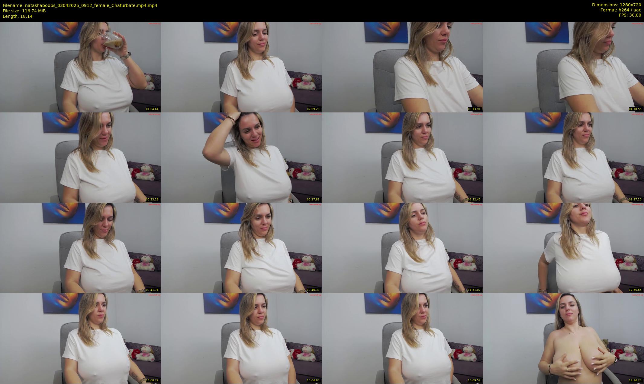 natashaboobs — 19 minute Chaturbate female cam show recording, 720p, Apr 3, 2025