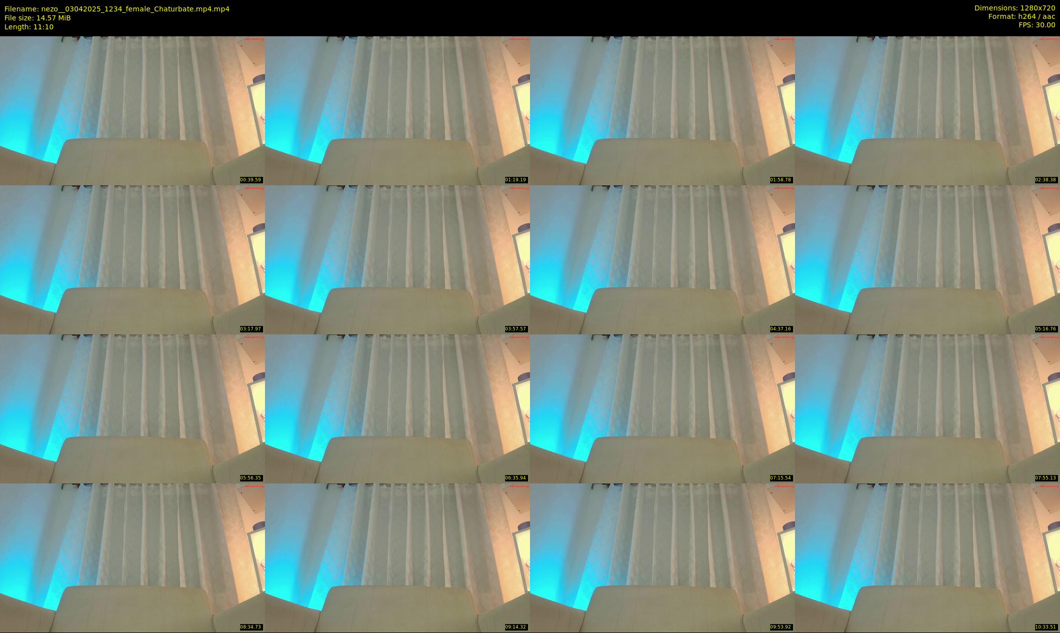 nezo_ — 12 minute Chaturbate female cam show recording, 720p, Apr 3, 2025