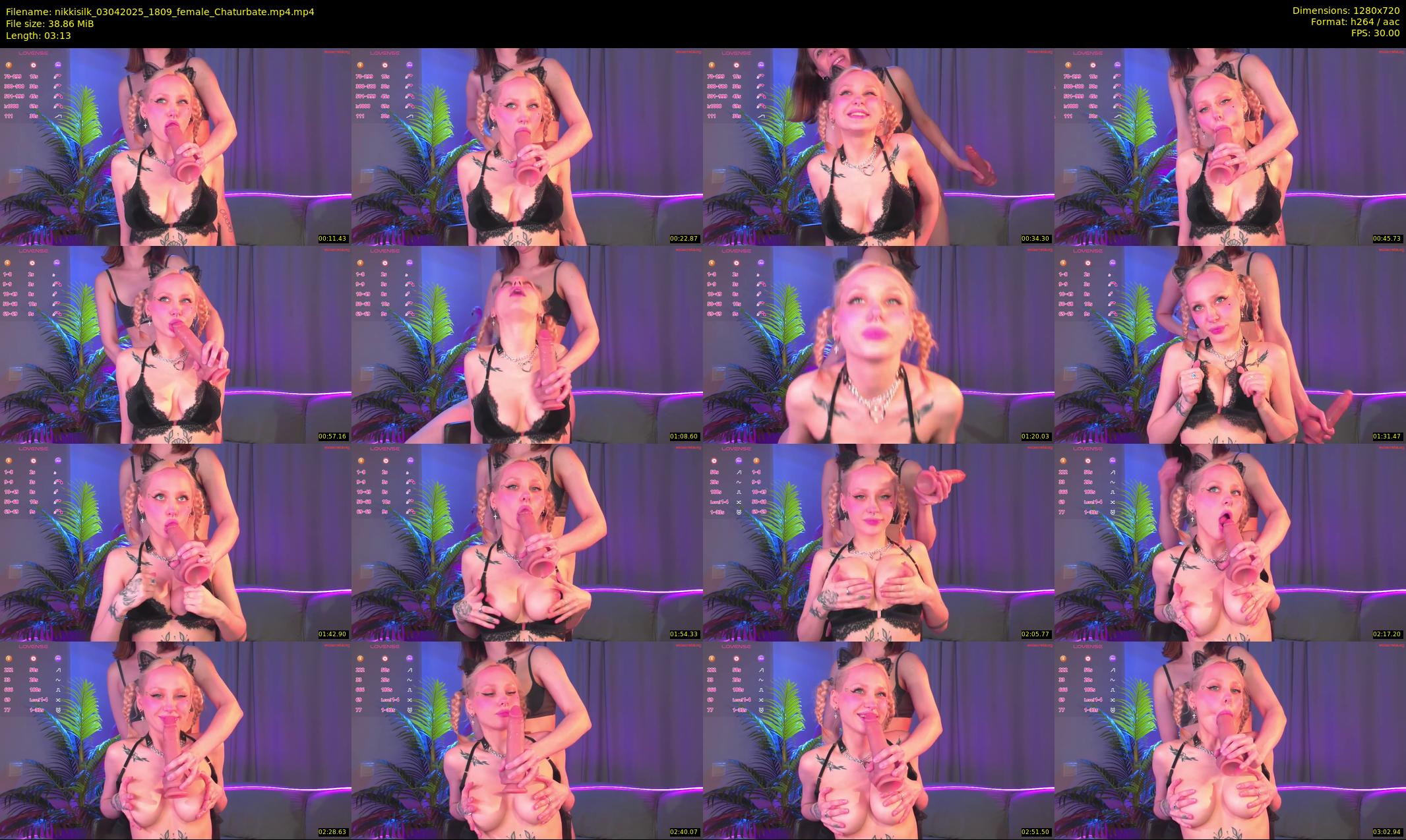 nikkisilk — 4 minute Chaturbate female cam show recording, 720p, Apr 3, 2025