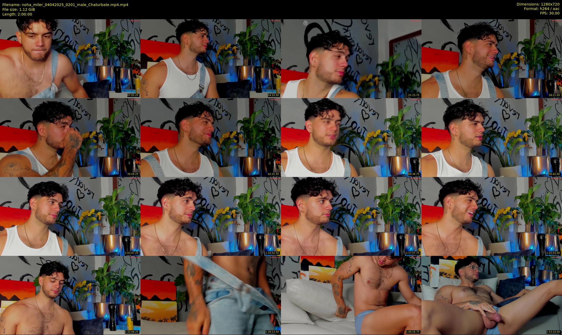 noha_miler — 120 minute Chaturbate male cam show recording, 720p, Apr 4, 2025