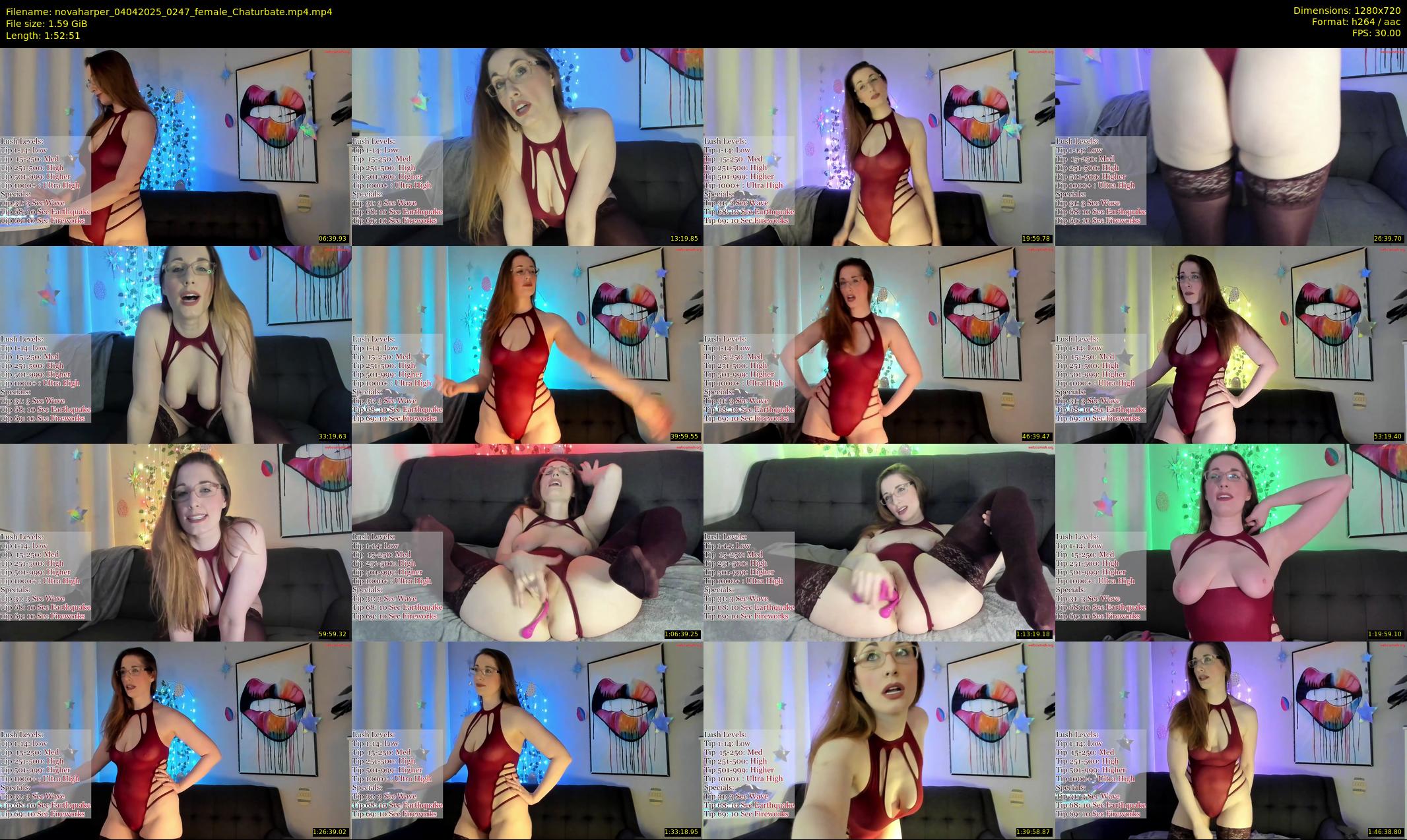 novaharper — 113 minute Chaturbate female cam show recording, 720p, Apr 4, 2025