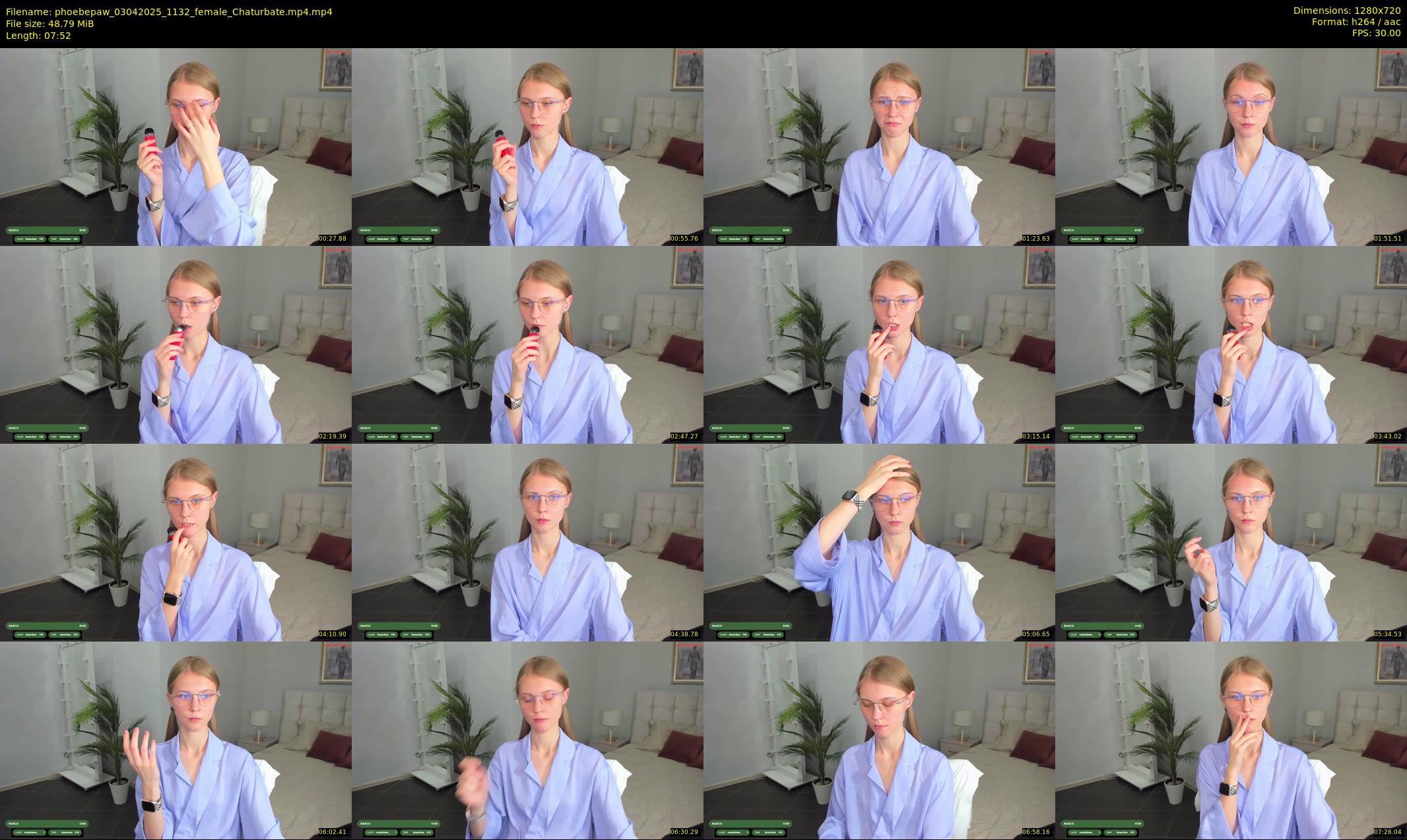 phoebepaw — 8 minute Chaturbate female cam show recording, 720p, Apr 3, 2025