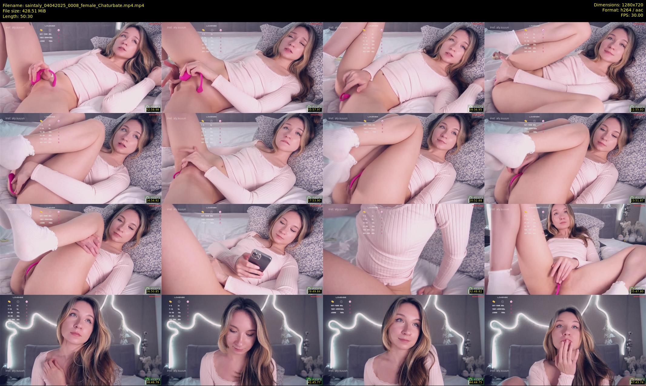 saintaly — 51 minute Chaturbate female cam show recording, 720p, Apr 4, 2025