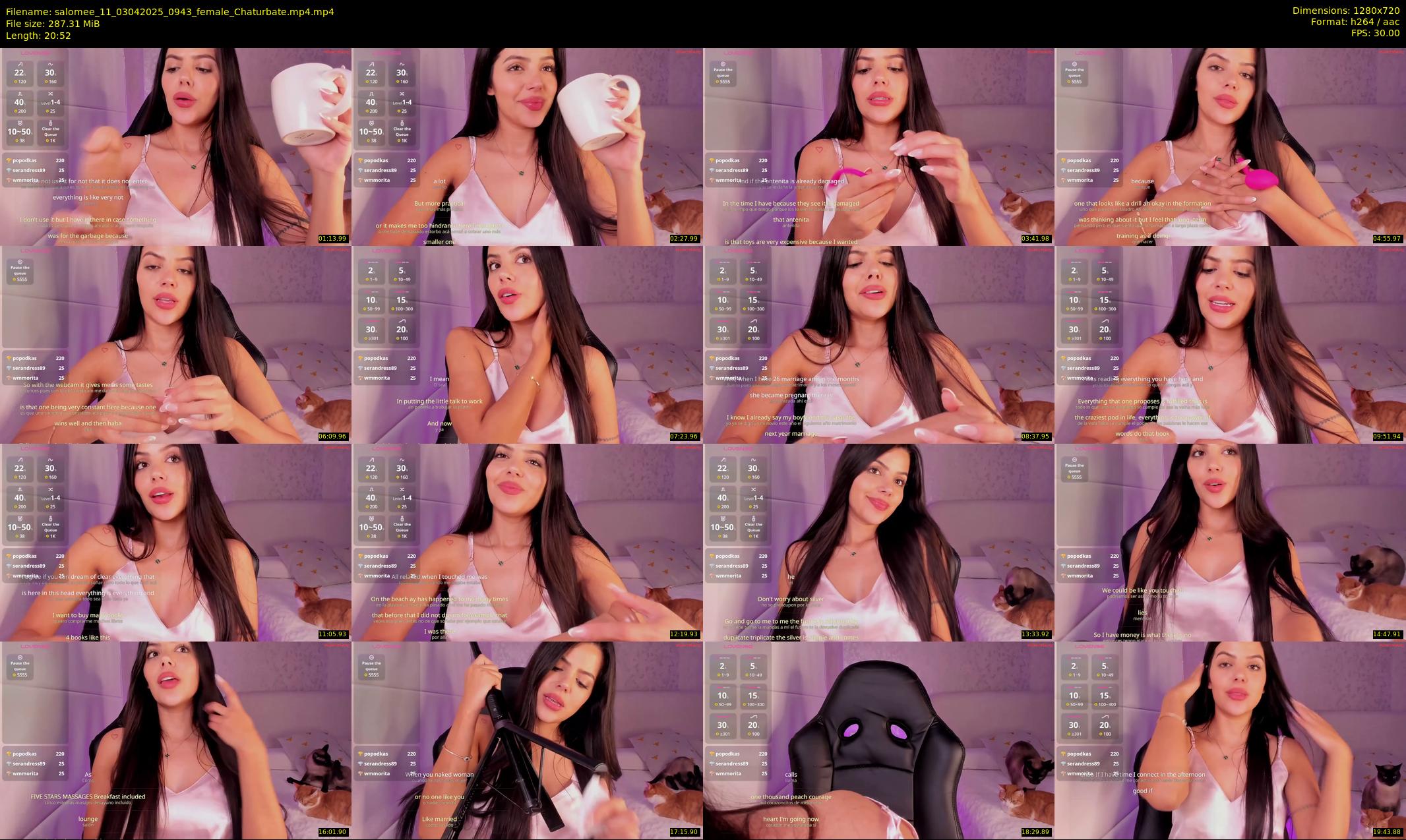 salomee_11 — 21 minute Chaturbate female cam show recording, 720p, Apr 3, 2025