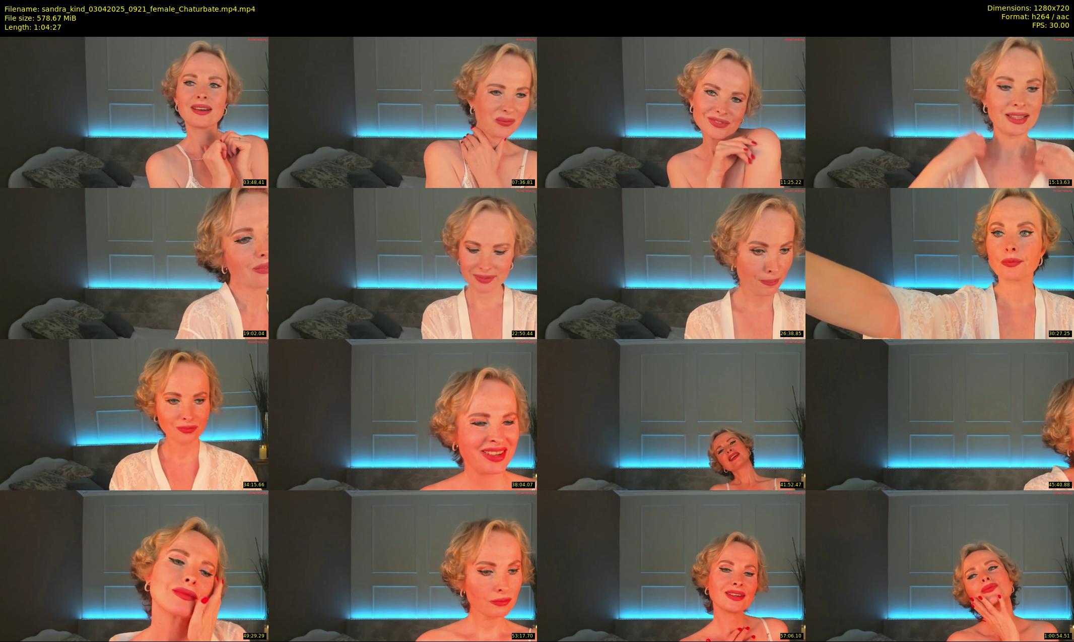sandra_kind — 65 minute Chaturbate female cam show recording, 720p, Apr 3, 2025
