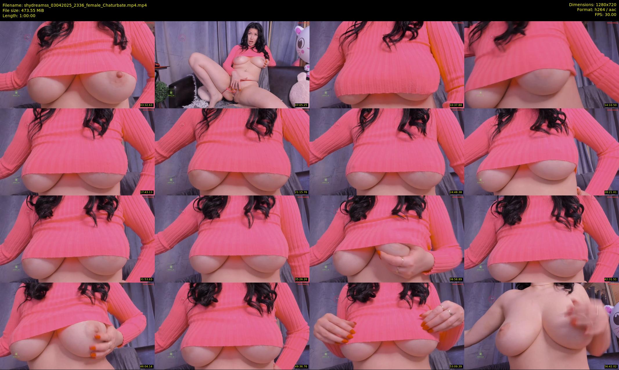 shydreamss — 60 minute Chaturbate female cam show recording, 720p, Apr 3, 2025