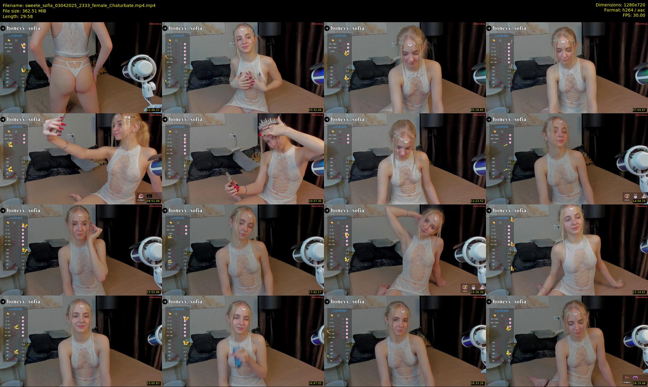 sweete_sofia — 30 minute Chaturbate female cam show recording, 720p, Apr 3, 2025