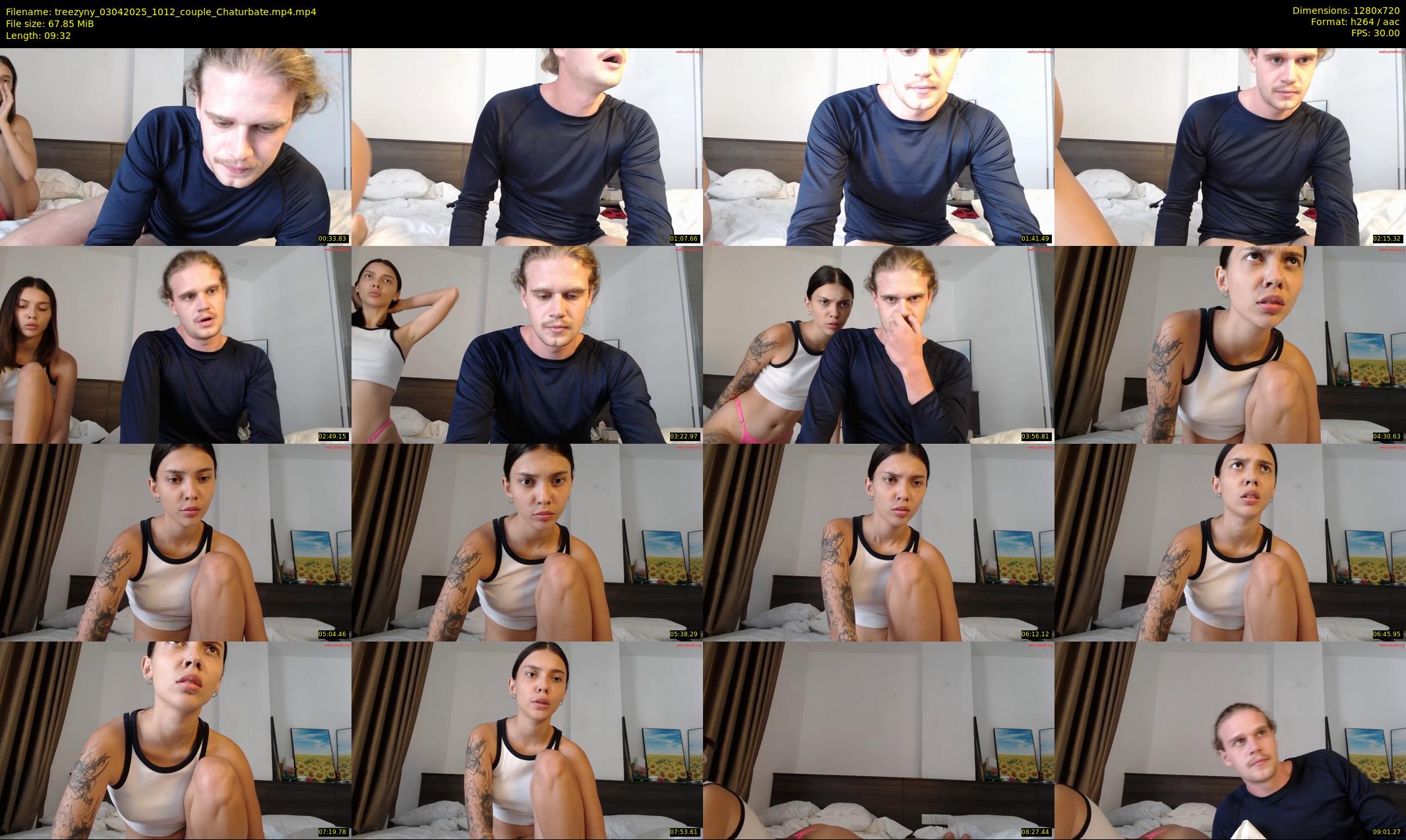 treezyny — 10 minute Chaturbate couple cam show recording, 720p, Apr 3, 2025