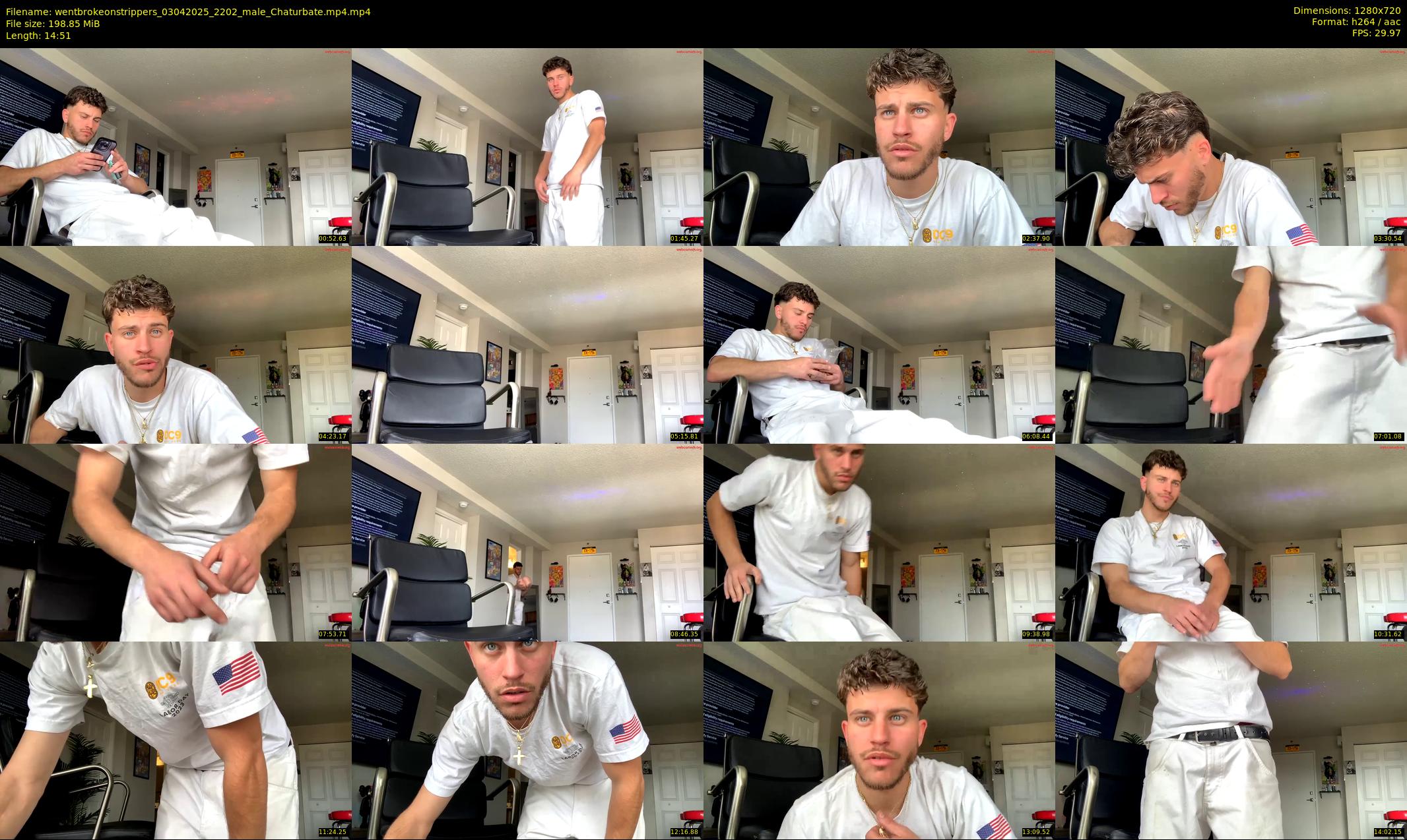 wentbrokeonstrippers — 15 minute Chaturbate male cam show recording, 720p, Apr 3, 2025