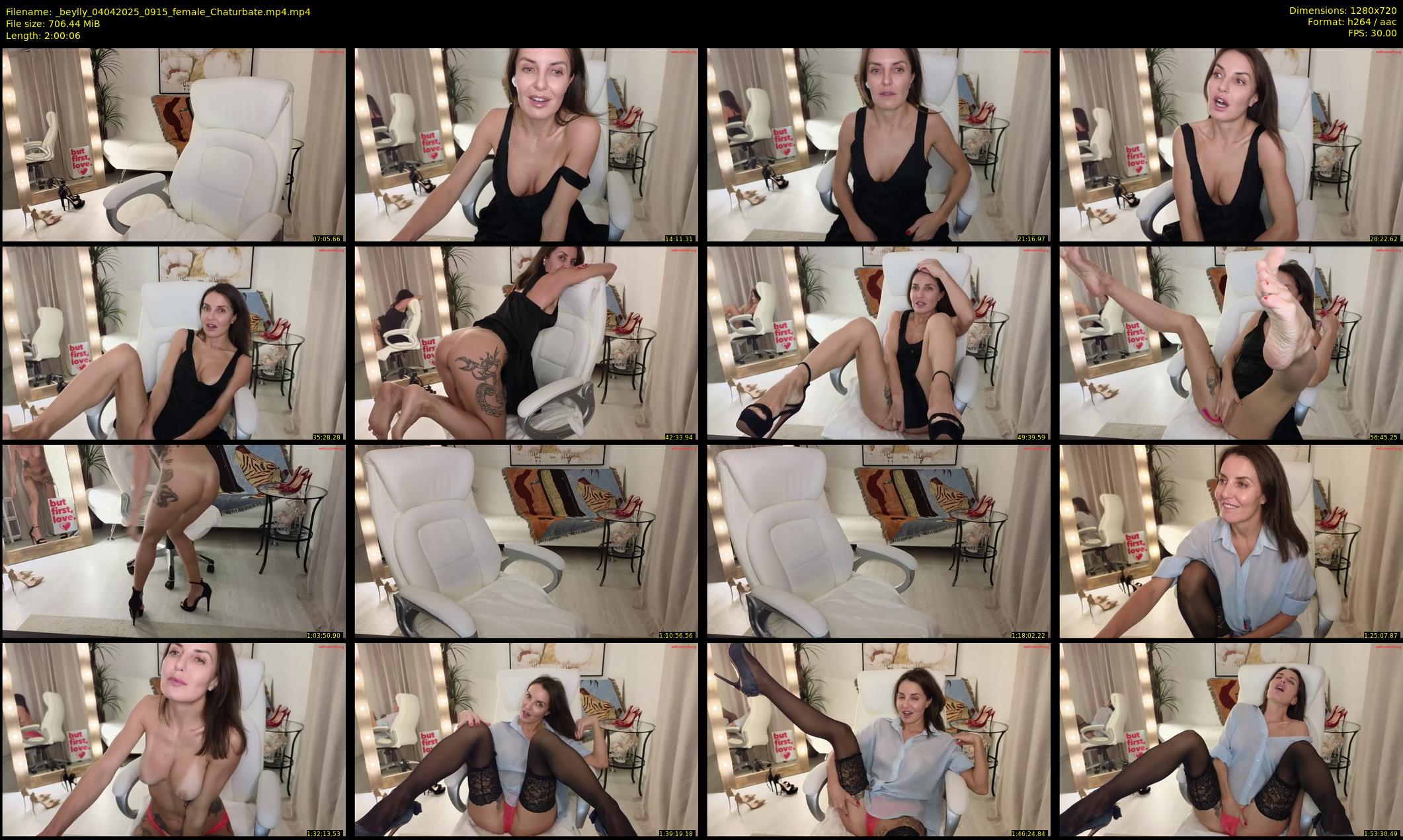 _beylly — 121 minute Chaturbate female cam show recording, 720p, Apr 4, 2025