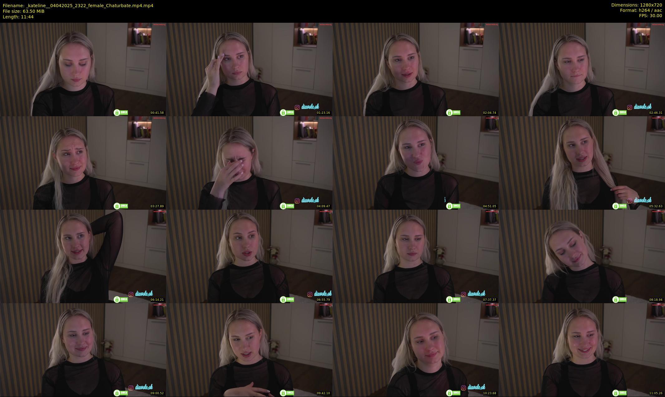 _kateline_ — 12 minute Chaturbate female cam show recording, 720p, Apr 4, 2025