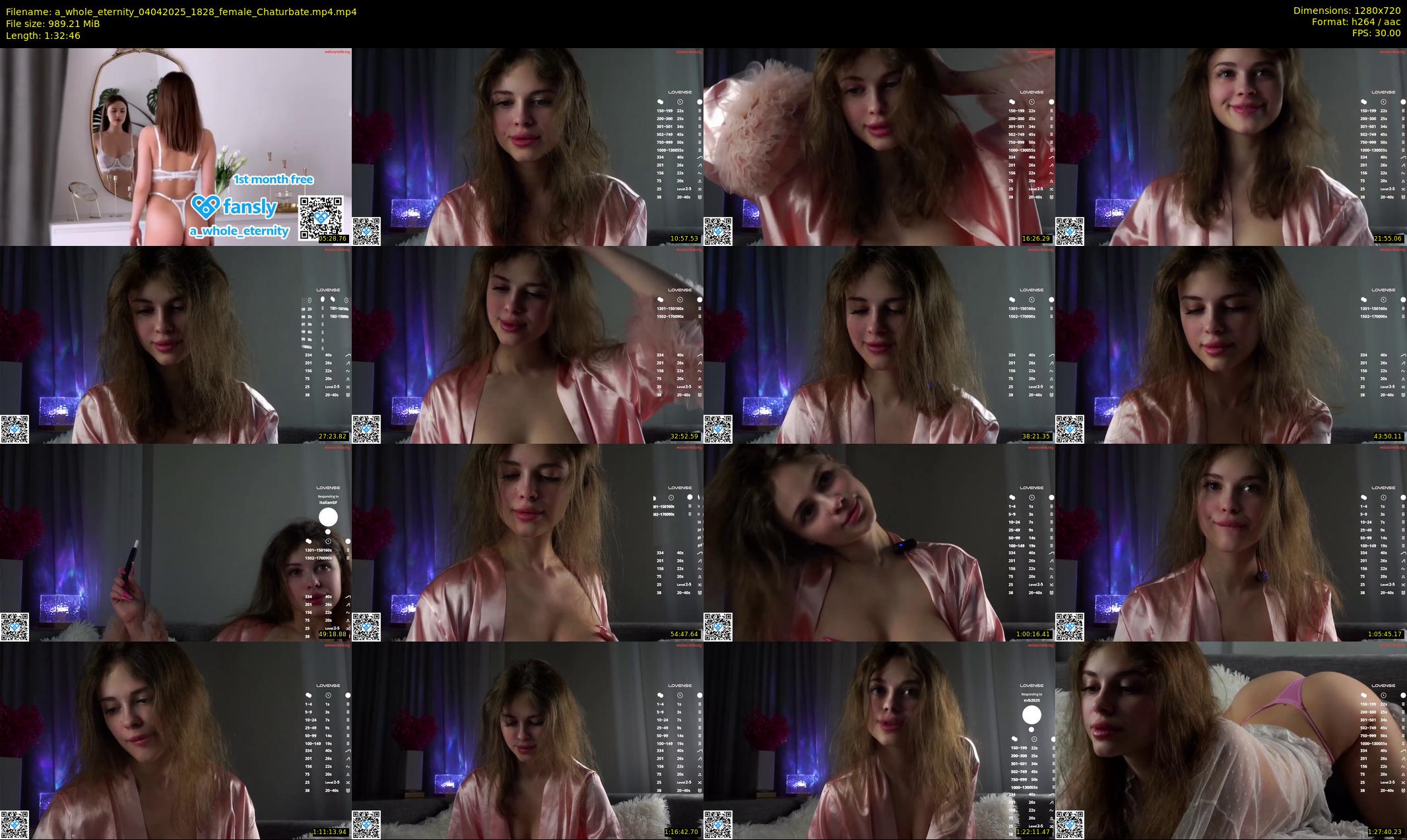 a_whole_eternity — 93 minute Chaturbate female cam show recording, 720p, Apr 4, 2025