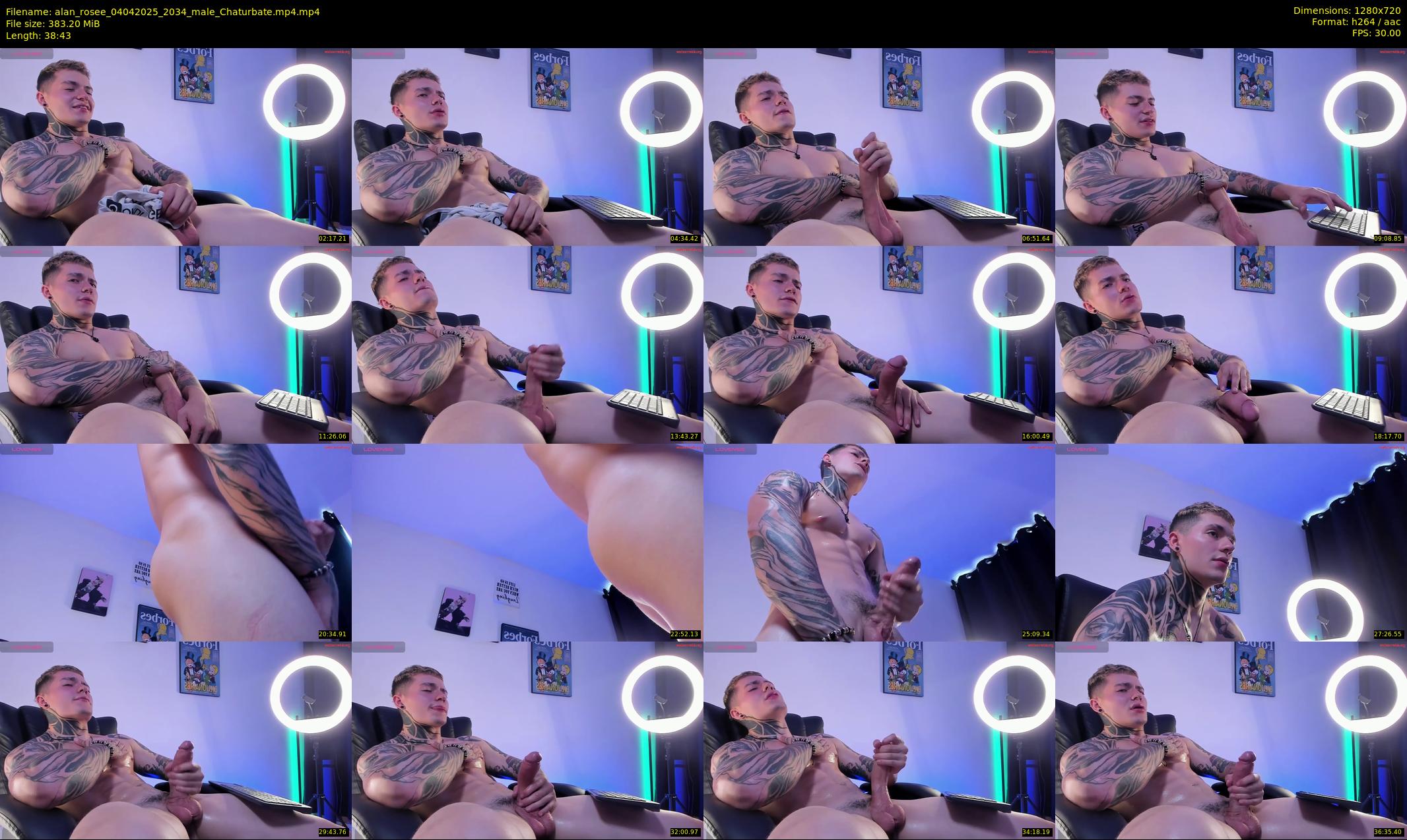 alan_rosee — 39 minute Chaturbate male cam show recording, 720p, Apr 4, 2025