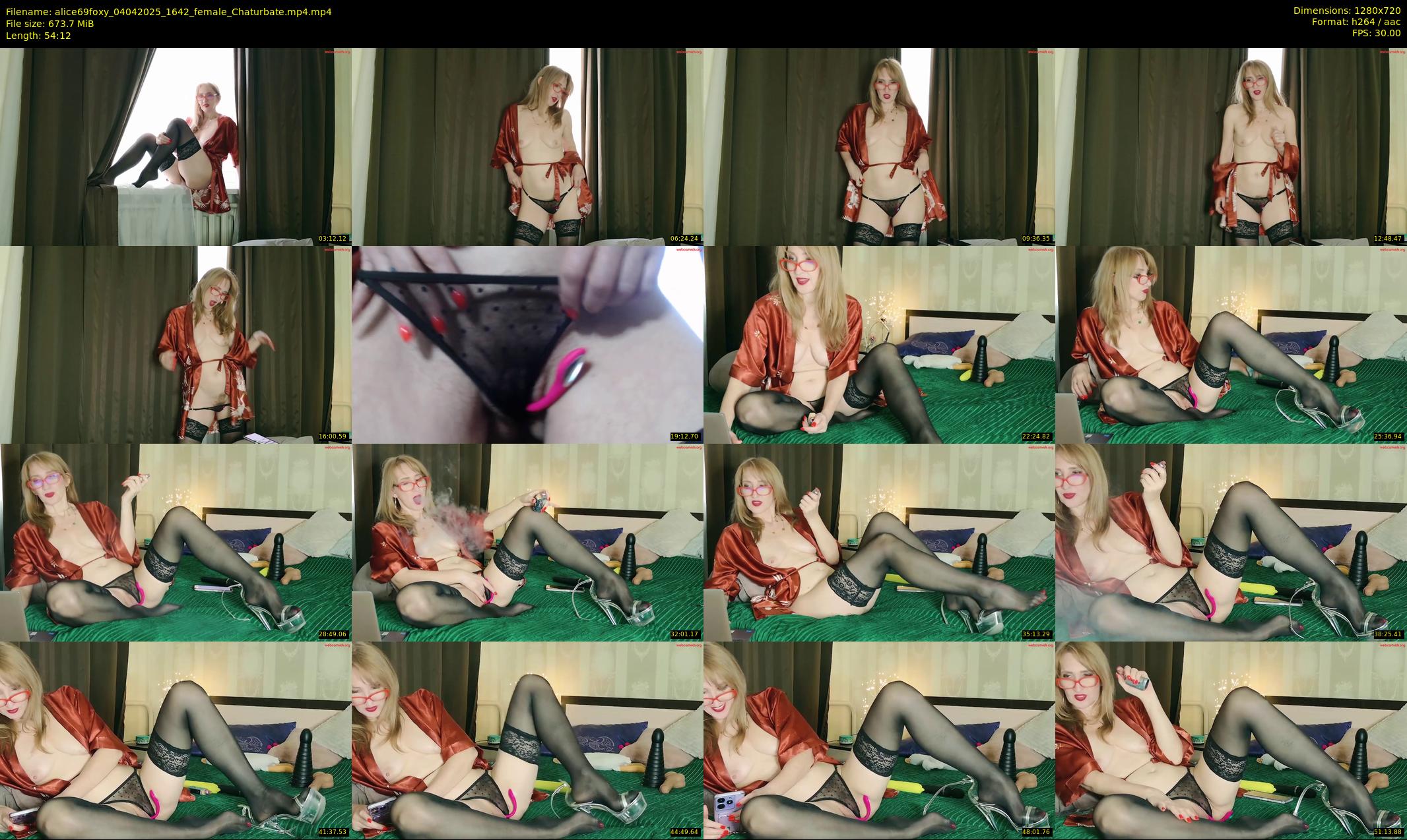 alice69foxy — 55 minute Chaturbate female cam show recording, 720p, Apr 4, 2025