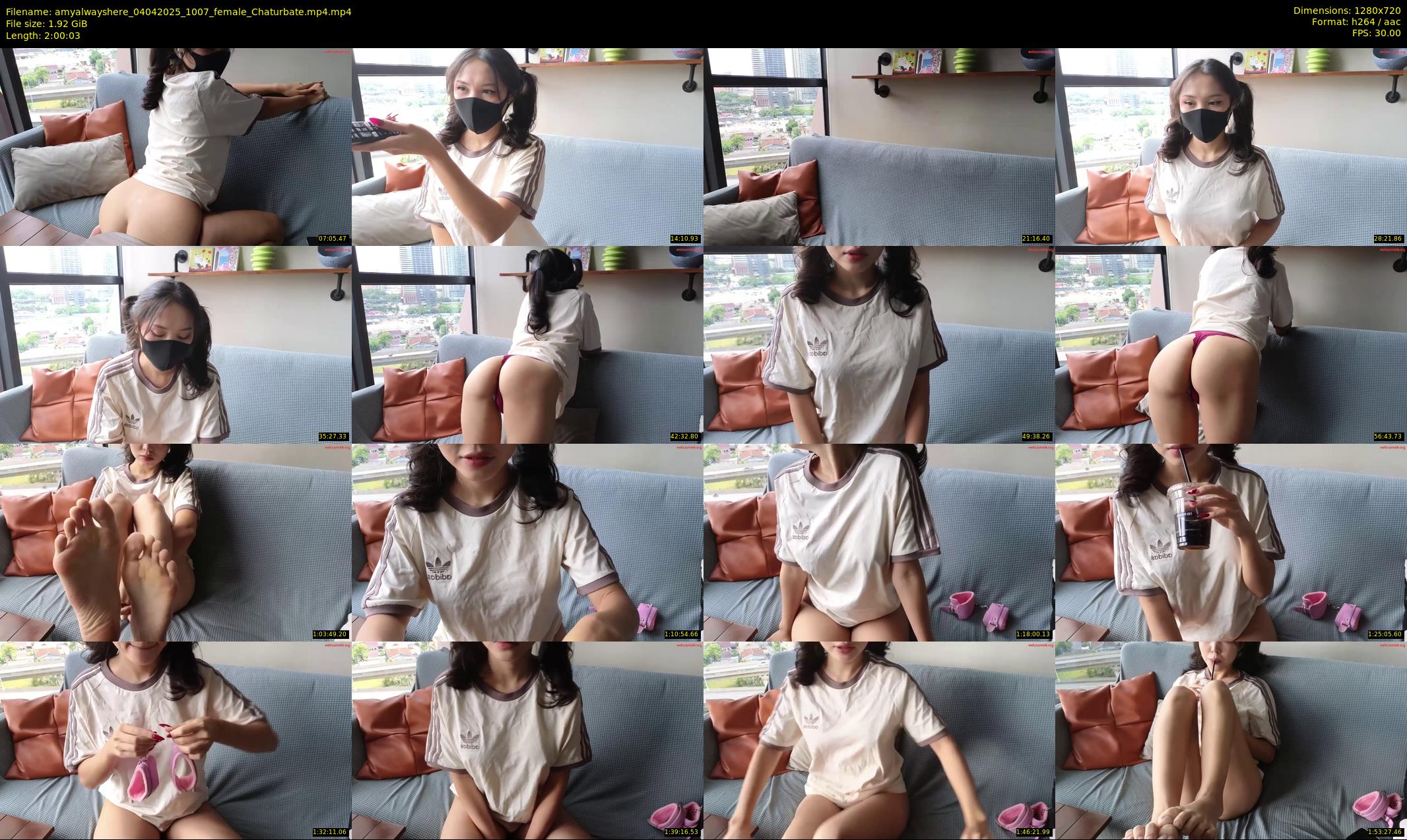 amyalwayshere — 121 minute Chaturbate female cam show recording, 720p, Apr 4, 2025