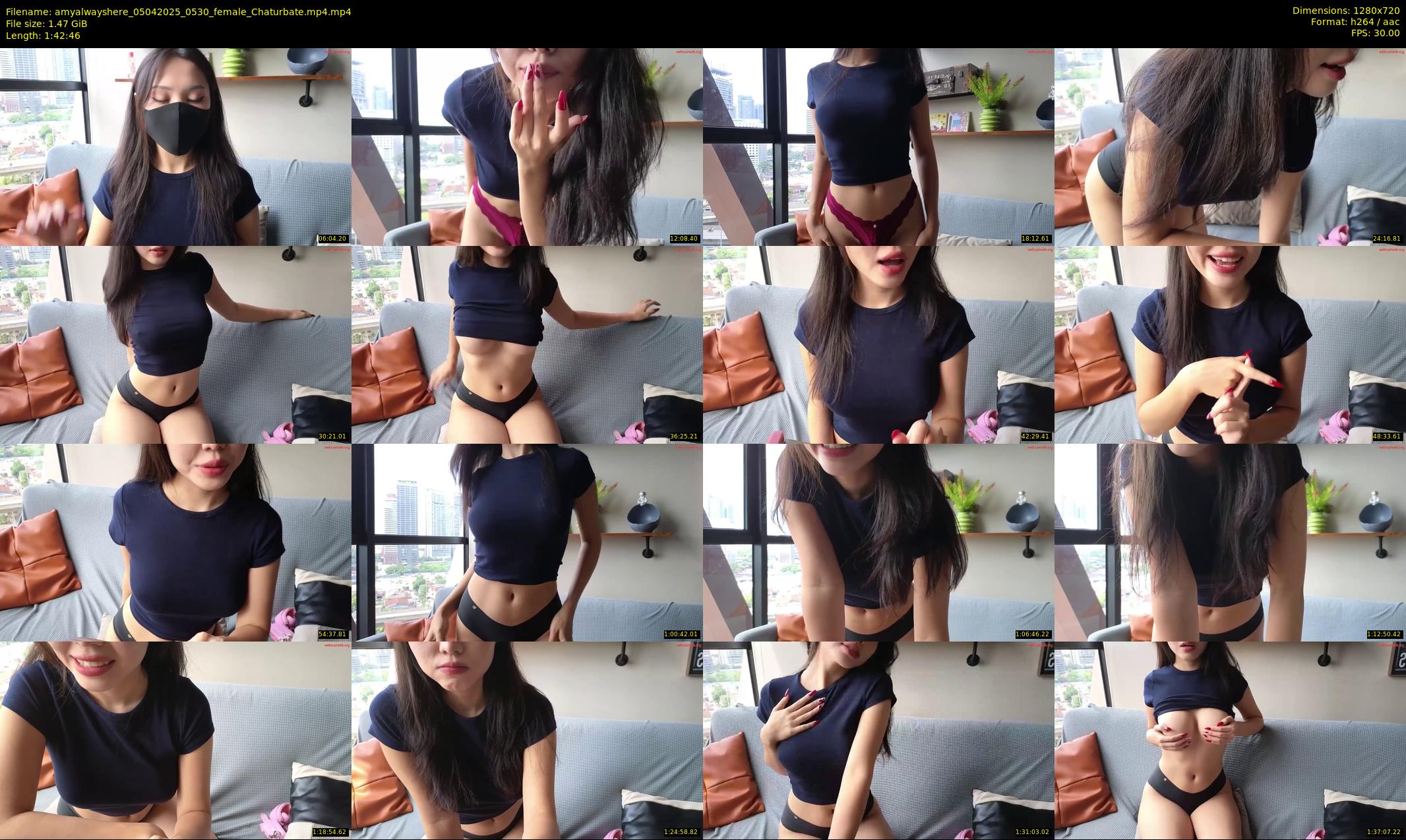 amyalwayshere — 103 minute Chaturbate female cam show recording, 720p, Apr 5, 2025