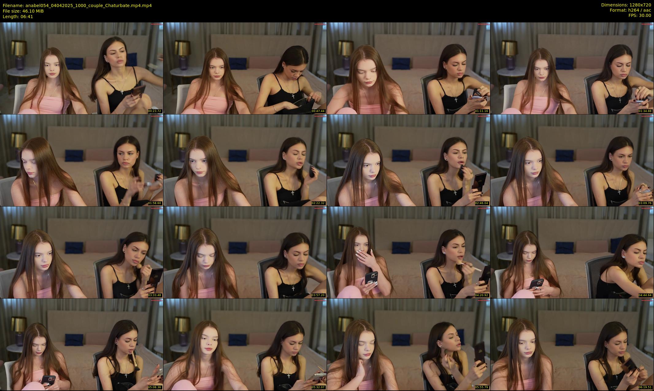 anabel054 — 7 minute Chaturbate female cam show recording, 720p, Apr 4, 2025
