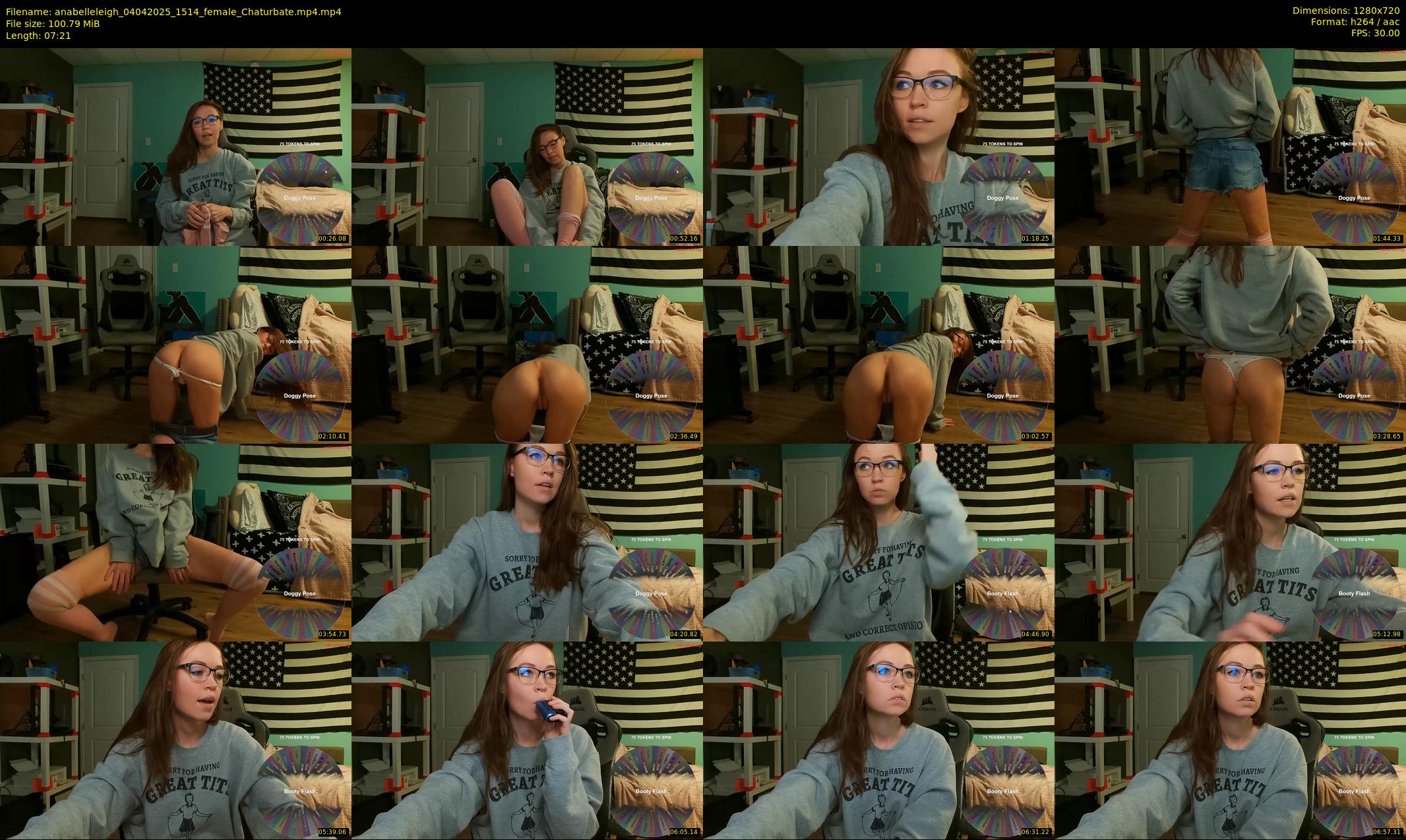 anabelleleigh — 8 minute Chaturbate female cam show recording, 720p, Apr 4, 2025