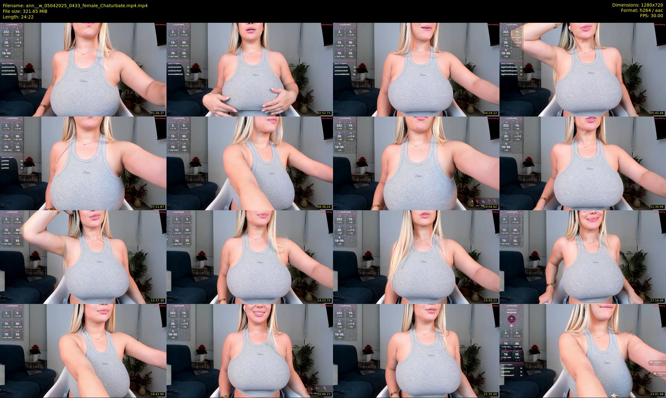 ann__w — 25 minute Chaturbate female cam show recording, 720p, Apr 5, 2025