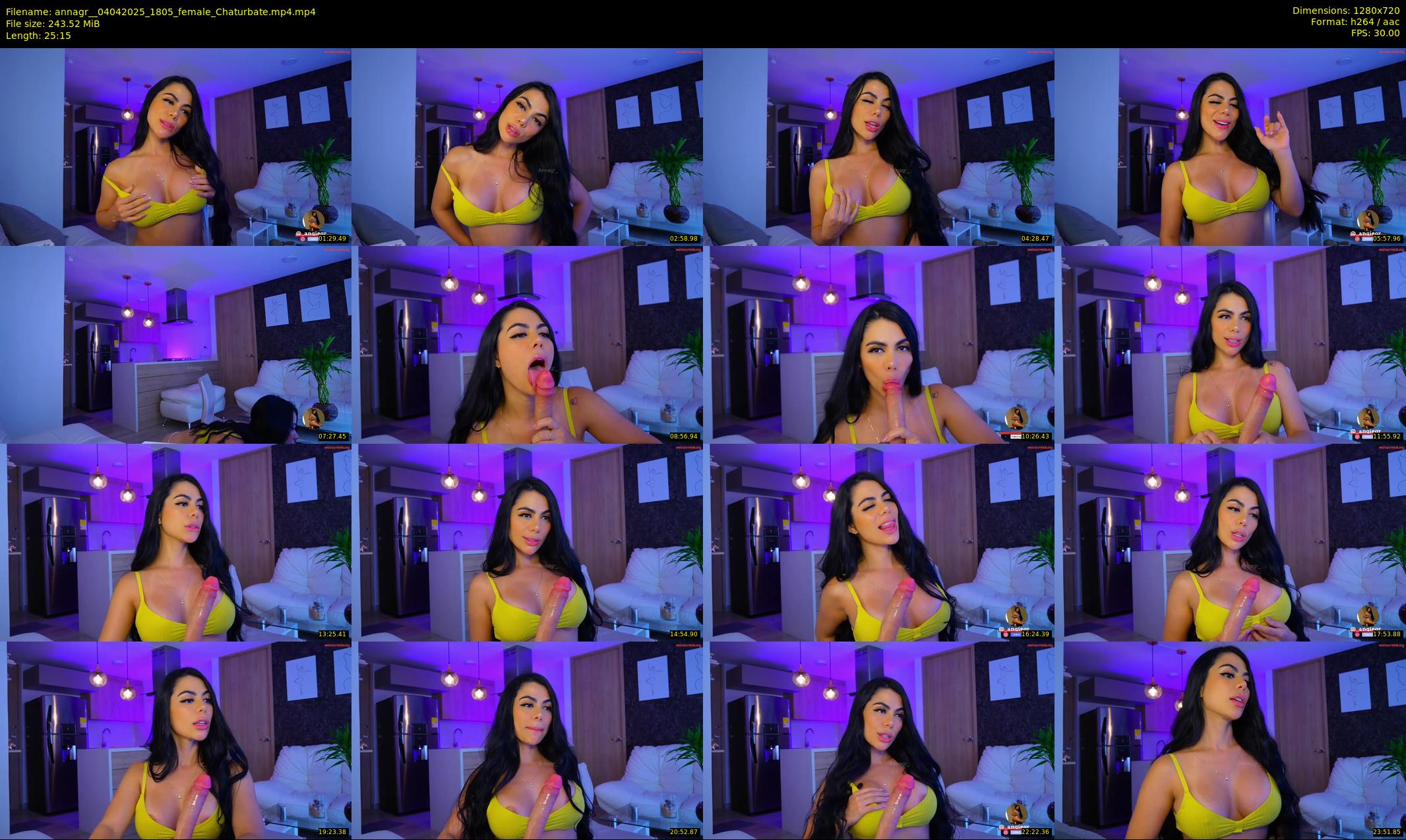 annagr_ — 26 minute Chaturbate female cam show recording, 720p, Apr 4, 2025