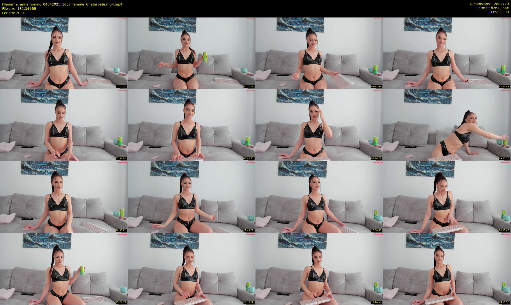 annemonalo — 21 minute Chaturbate female cam show recording, 720p, Apr 4, 2025
