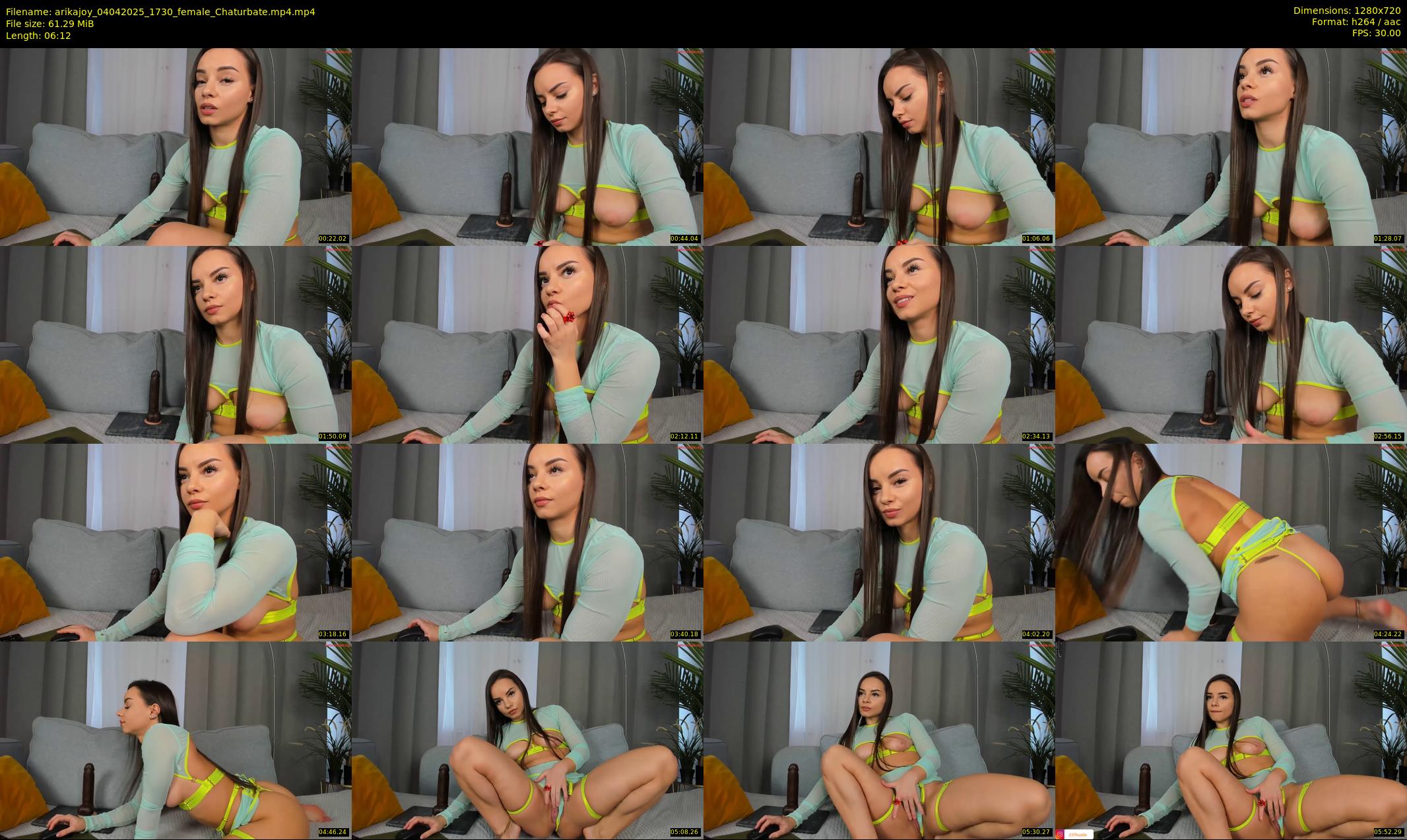 arikajoy — 7 minute Chaturbate female cam show recording, 720p, Apr 4, 2025