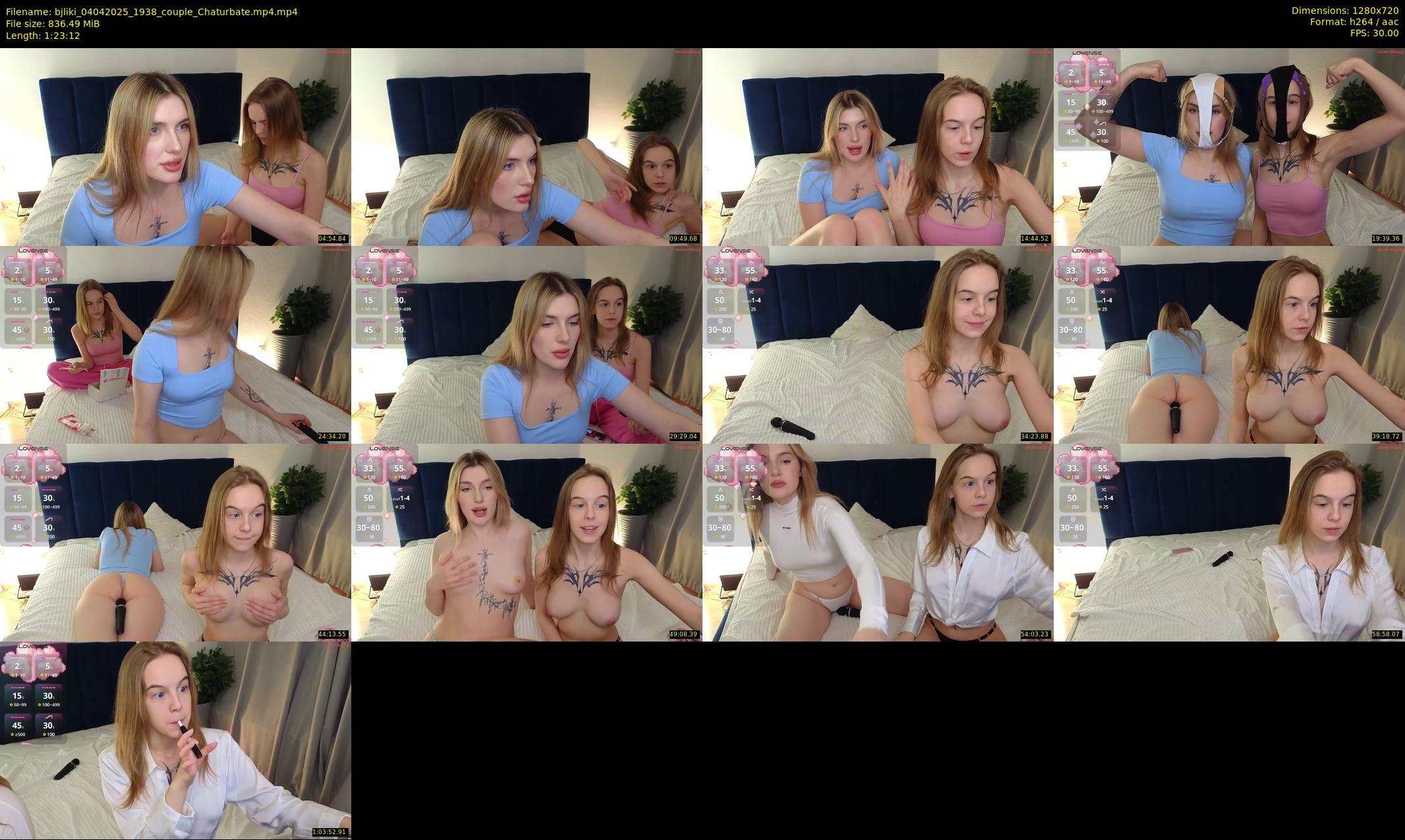 bjliki — 84 minute Chaturbate couple cam show recording, 720p, Apr 4, 2025