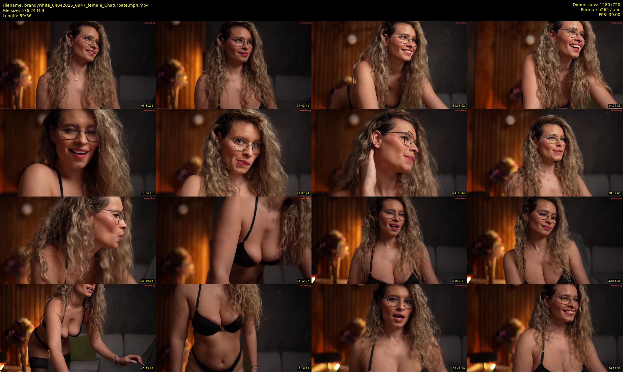 brandywhite — 60 minute Chaturbate female cam show recording, 720p, Apr 4, 2025
