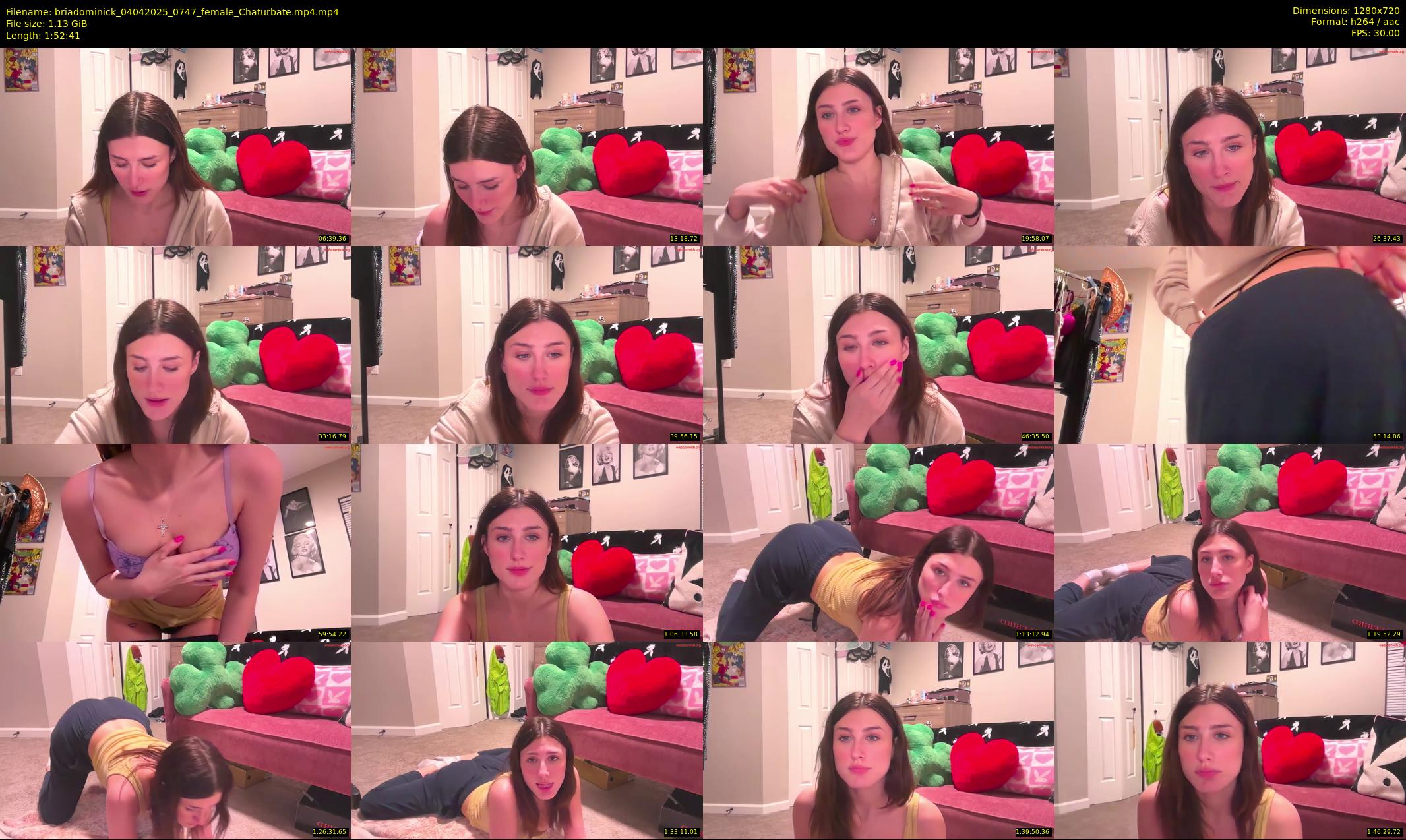 briadominick — 113 minute Chaturbate couple cam show recording, 720p, Apr 4, 2025