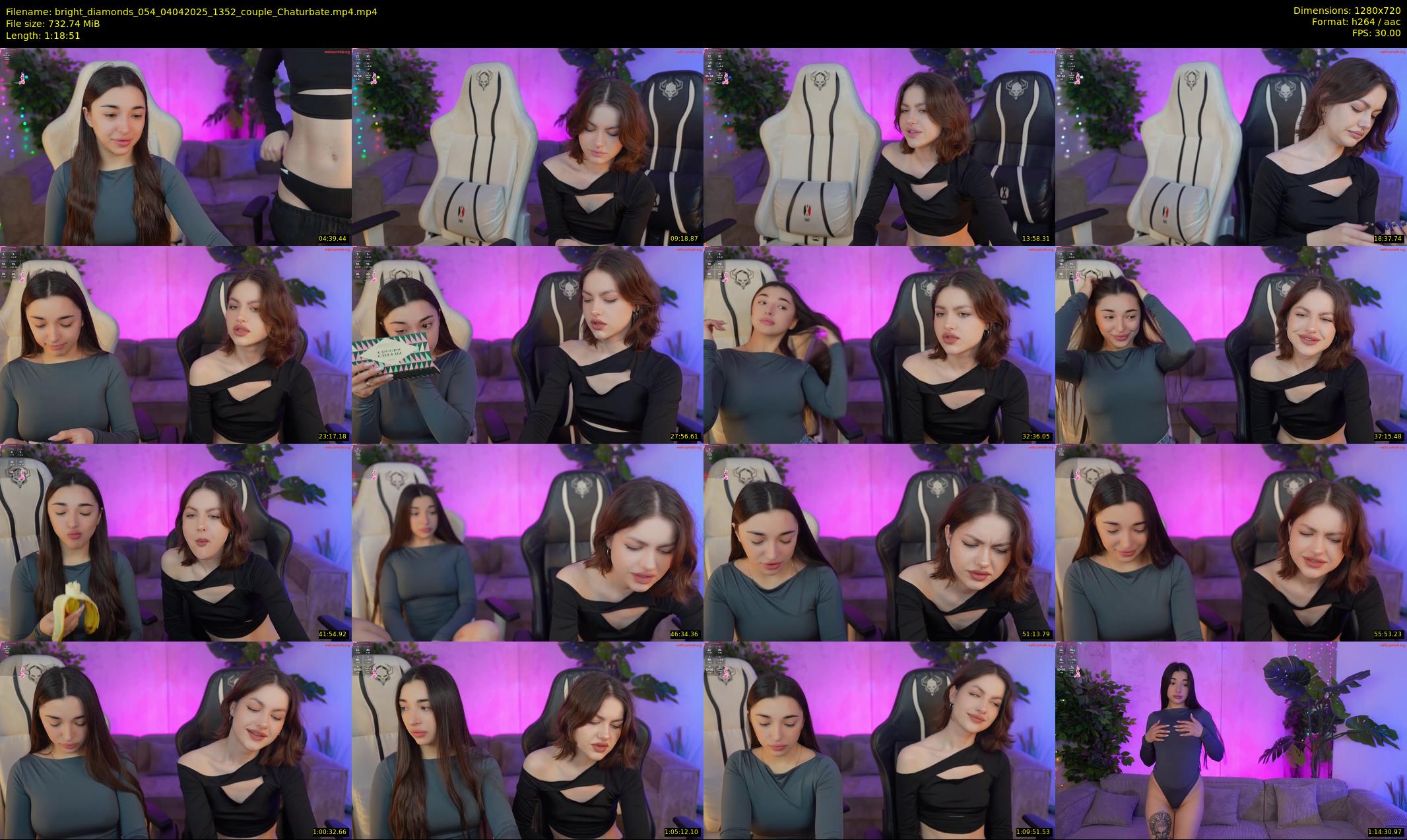 bright_diamonds_054 — 79 minute Chaturbate couple cam show recording, 720p, Apr 4, 2025